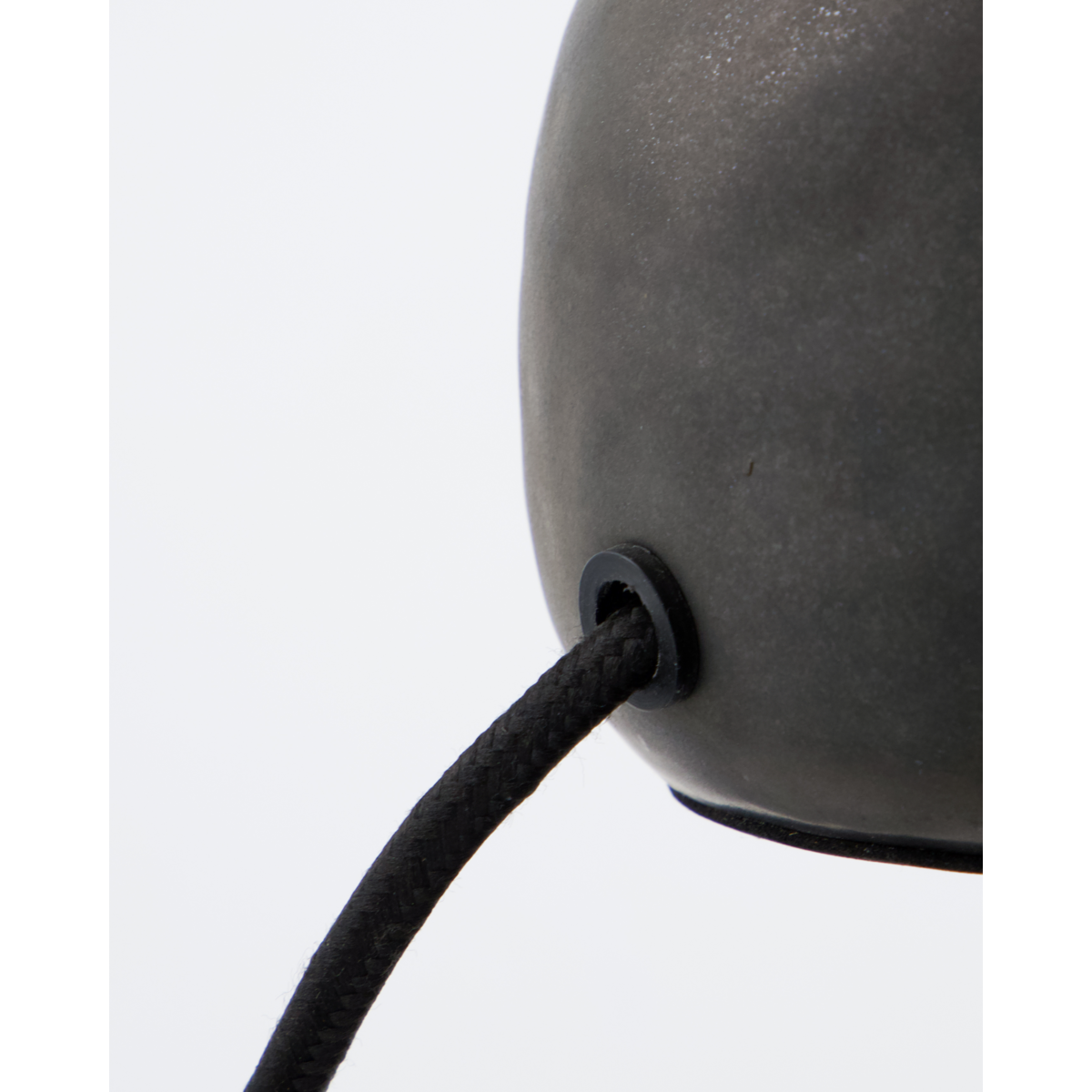 Bordlampe, hdflores, svart