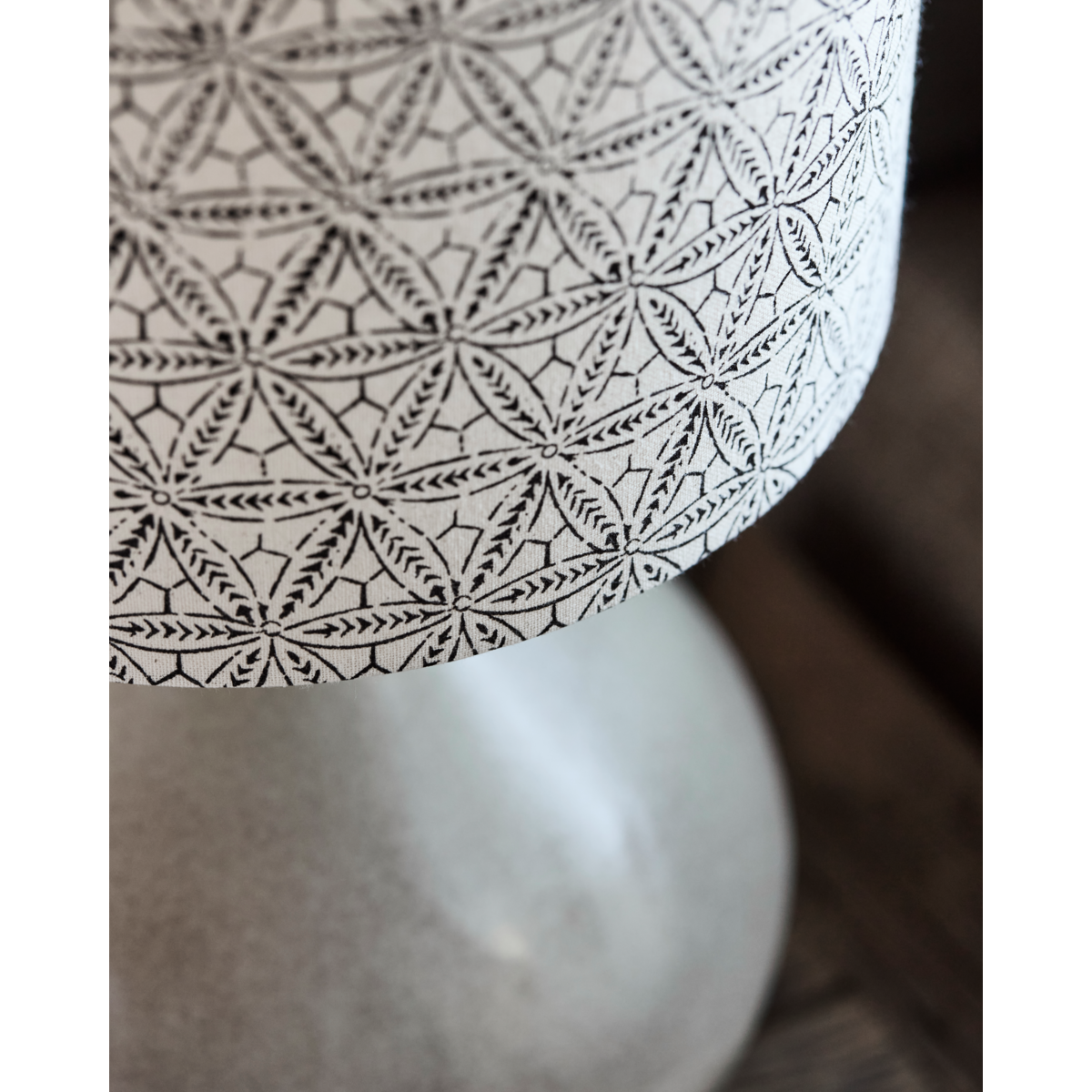 Bordlampe, hdflorie, sand