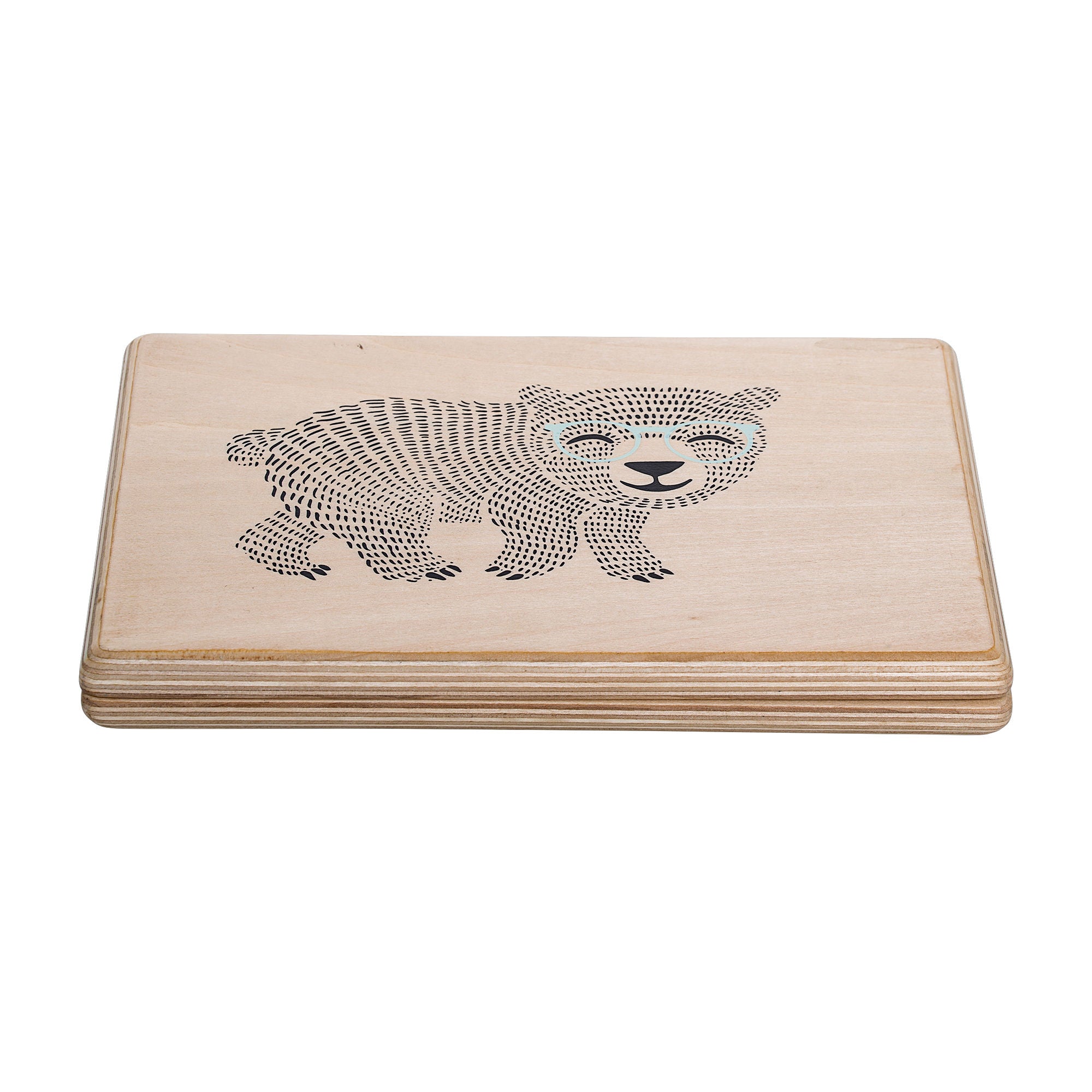 Bloomingville Mini Elena Toy Computer, Nature, FSC®100% kryssfiner