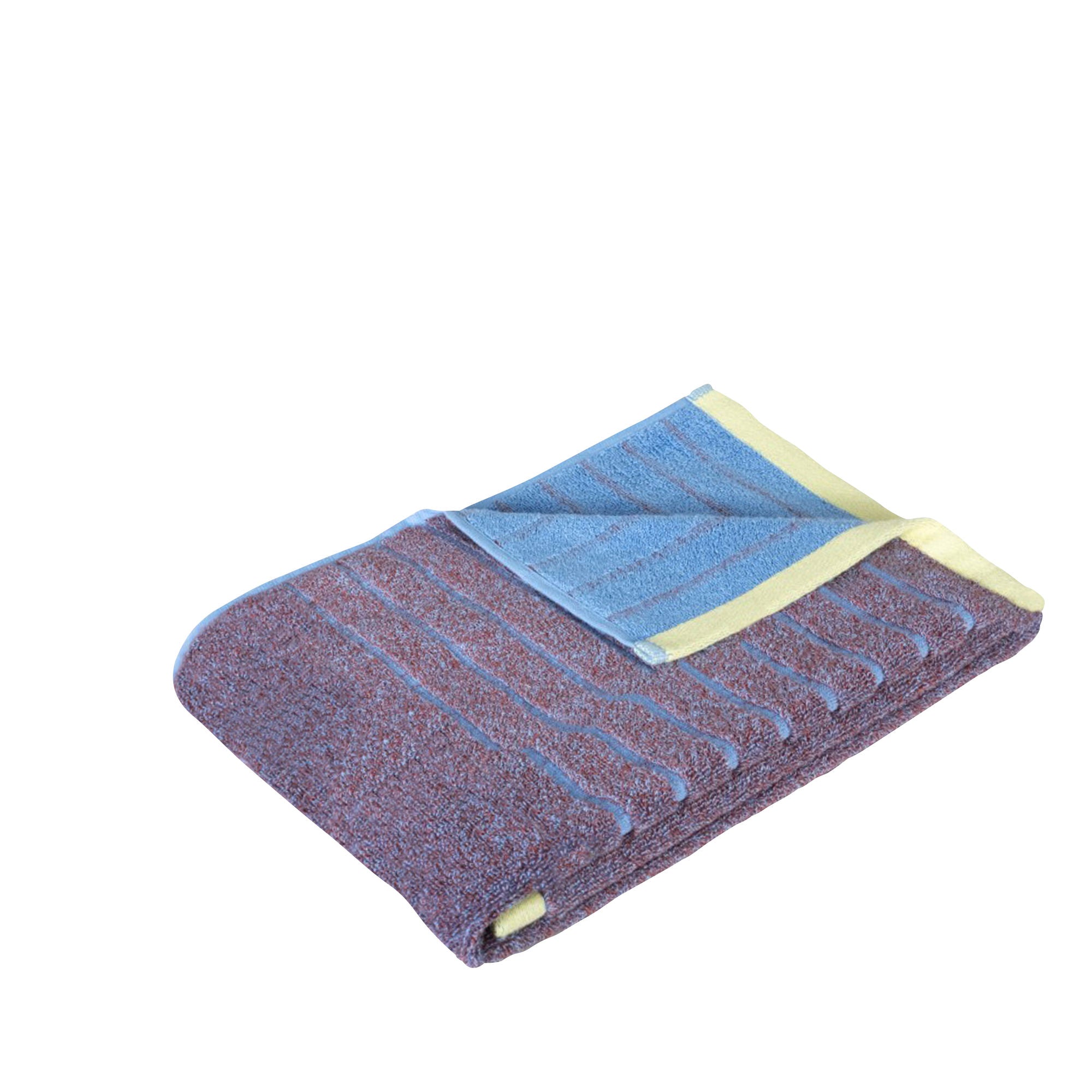 Hübsch promenade håndkle stor lilla/blå