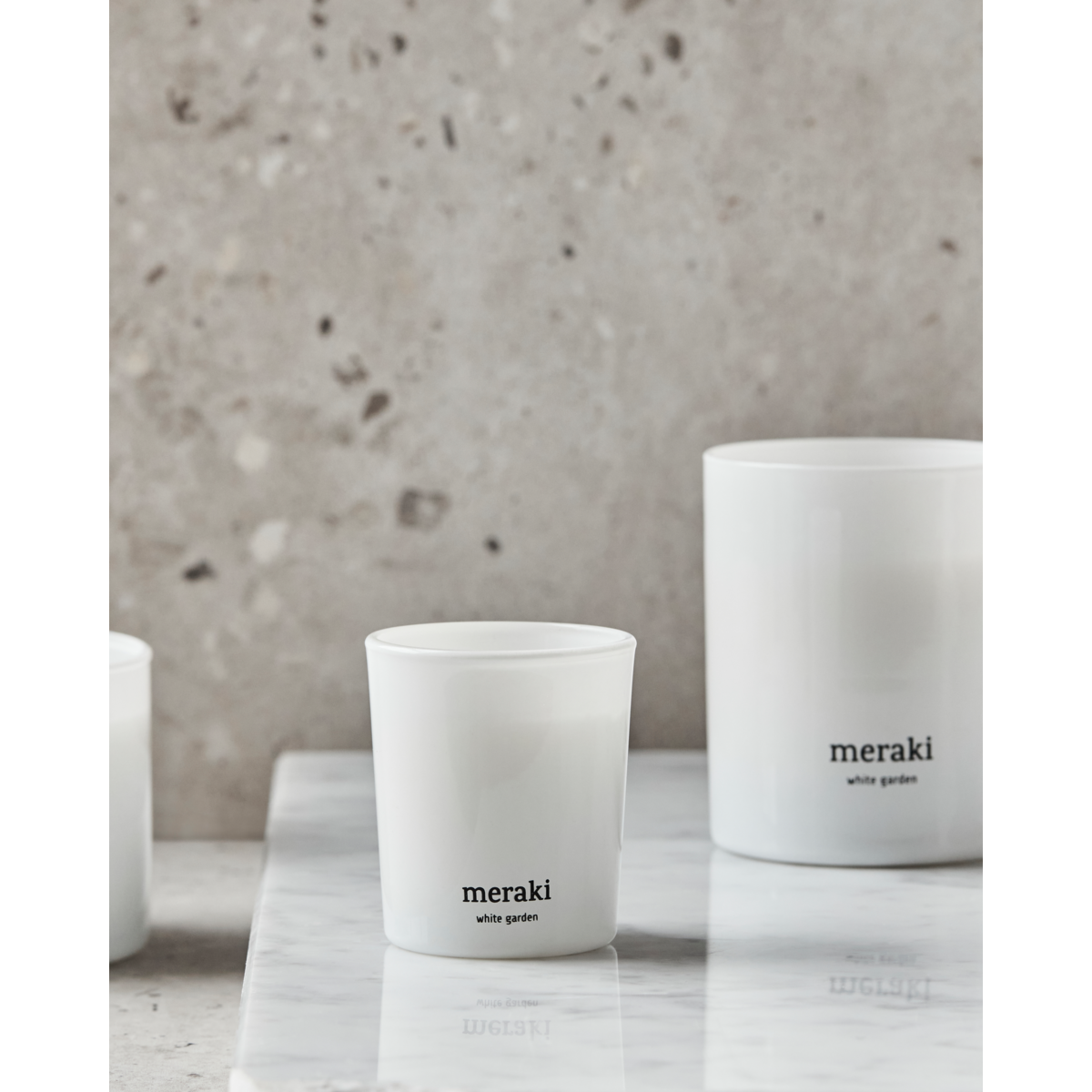 Duftlys, hvit hage, hvitt
