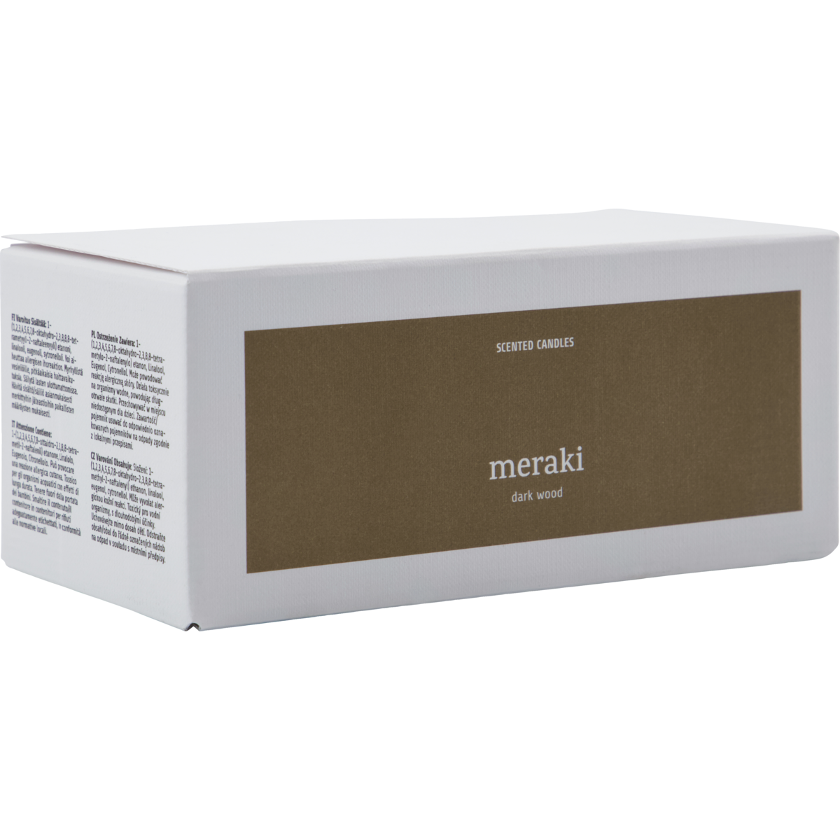 Duftlys, Mørkt tre., Brunt