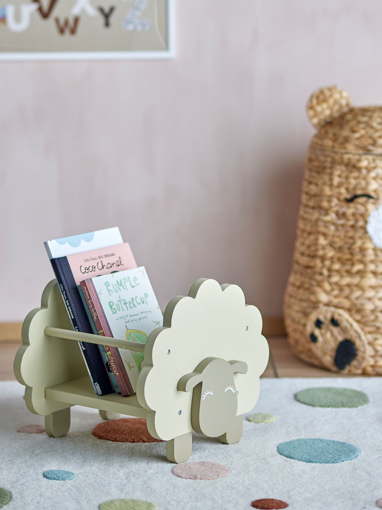 Bloomingville MINI Dolly bokhylle, grå, FSC®100%, MDF