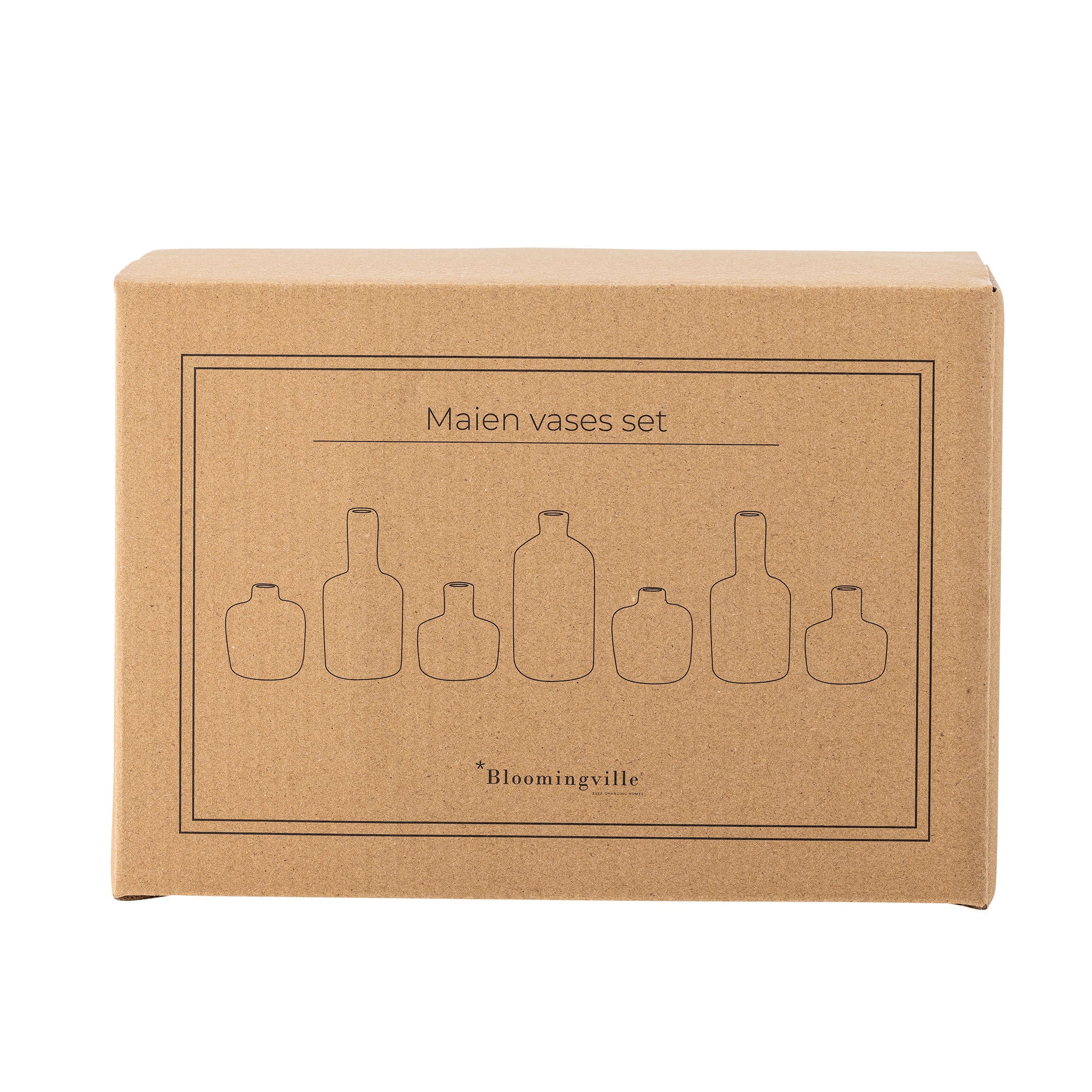 Bloomingville Maien Vase, brun, steingods