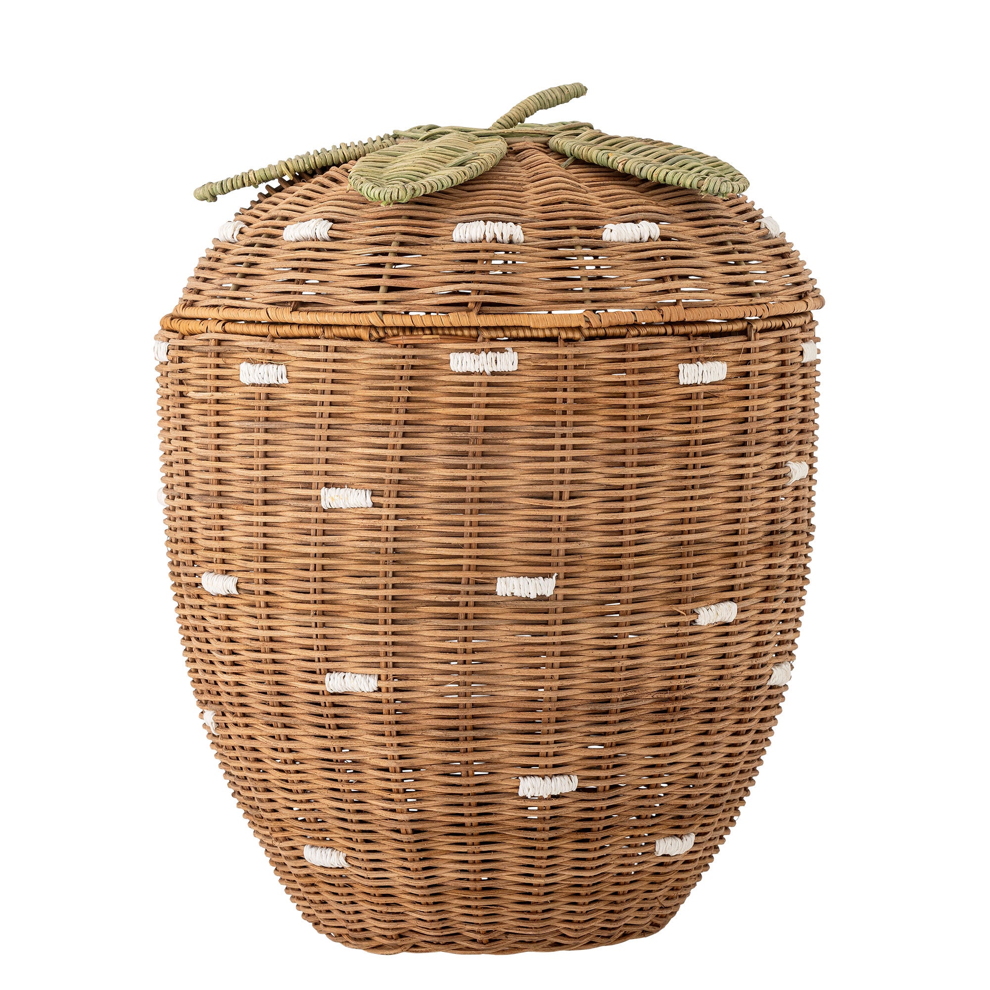 Bloomingville Mini Pelino Basket m/lokk, brun, rotting