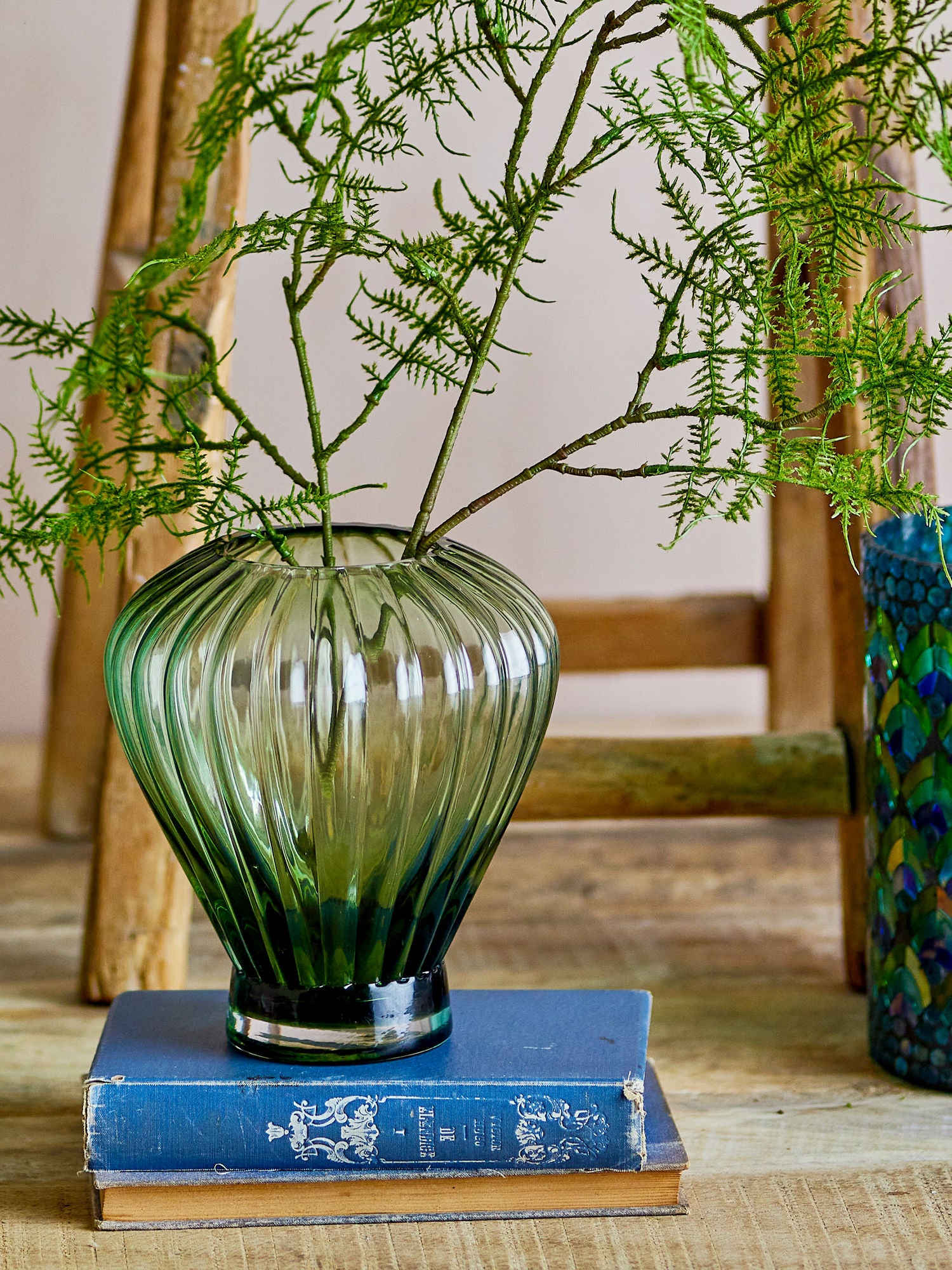 Kreativ samling Reeve Vase, grønn, glass