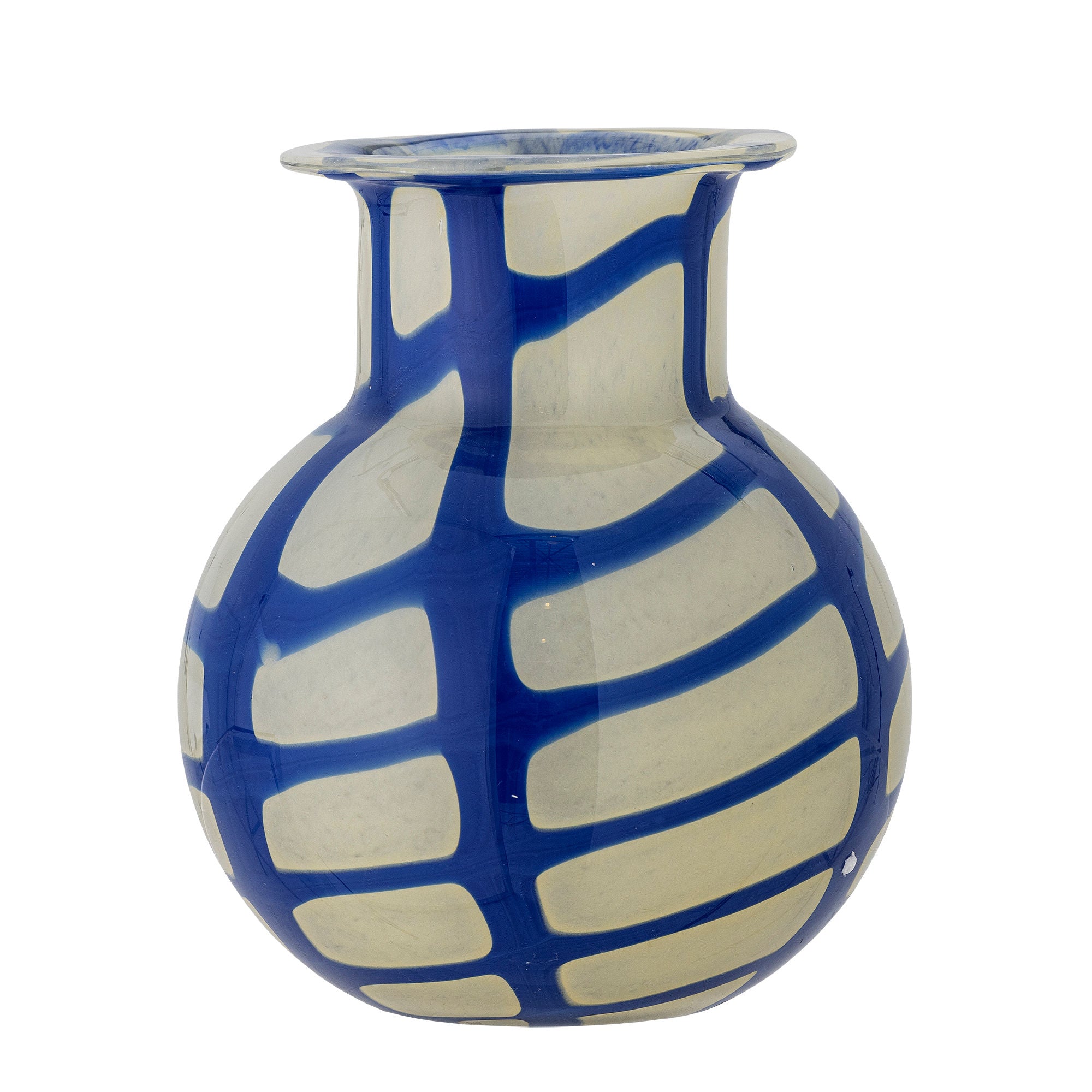 Bloomingville Kiran Vase, blå, glass