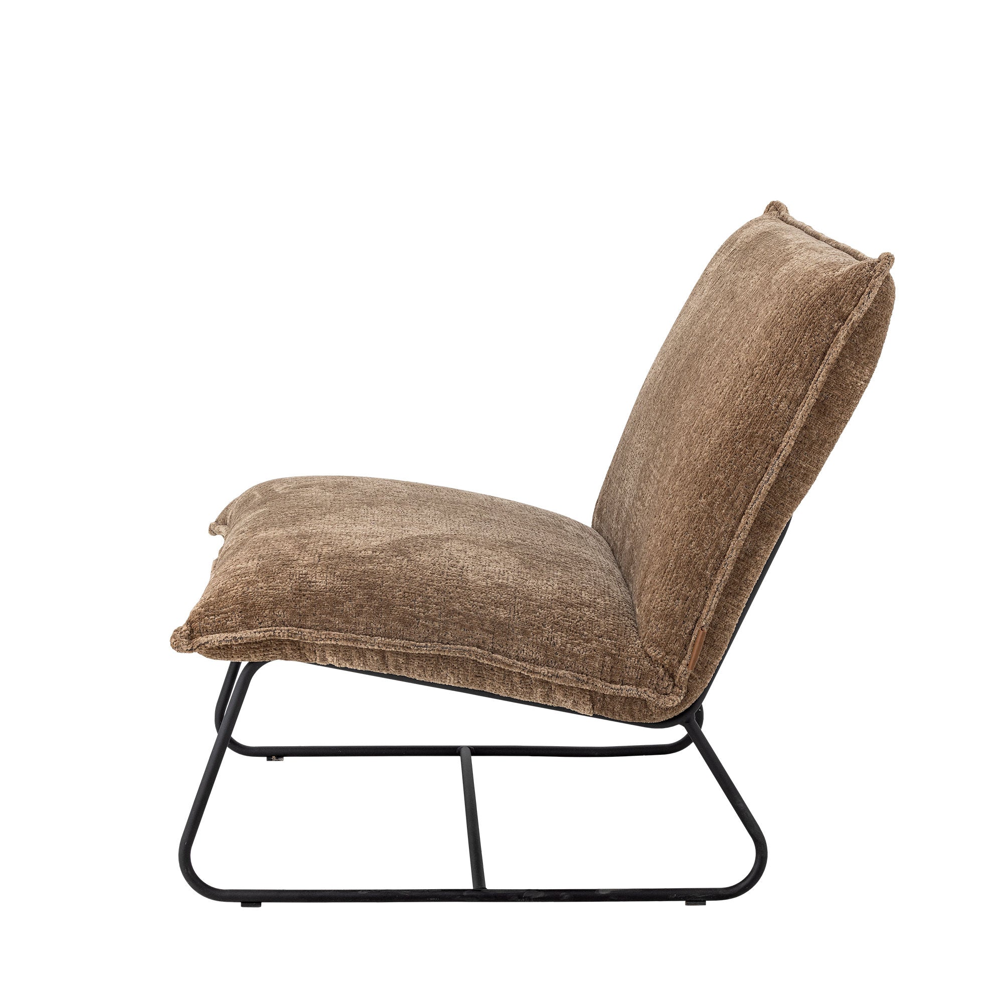 Bloomingville Cape Lounge Chair, Brown, resirkulert polyester