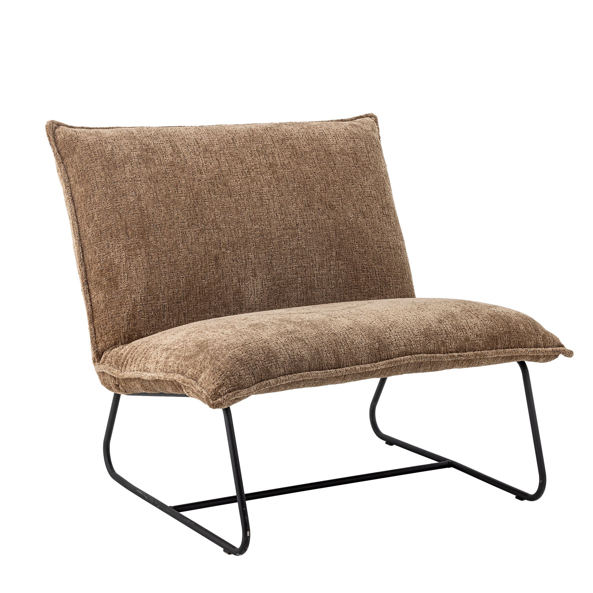 Bloomingville Cape Lounge Chair, Brown, resirkulert polyester