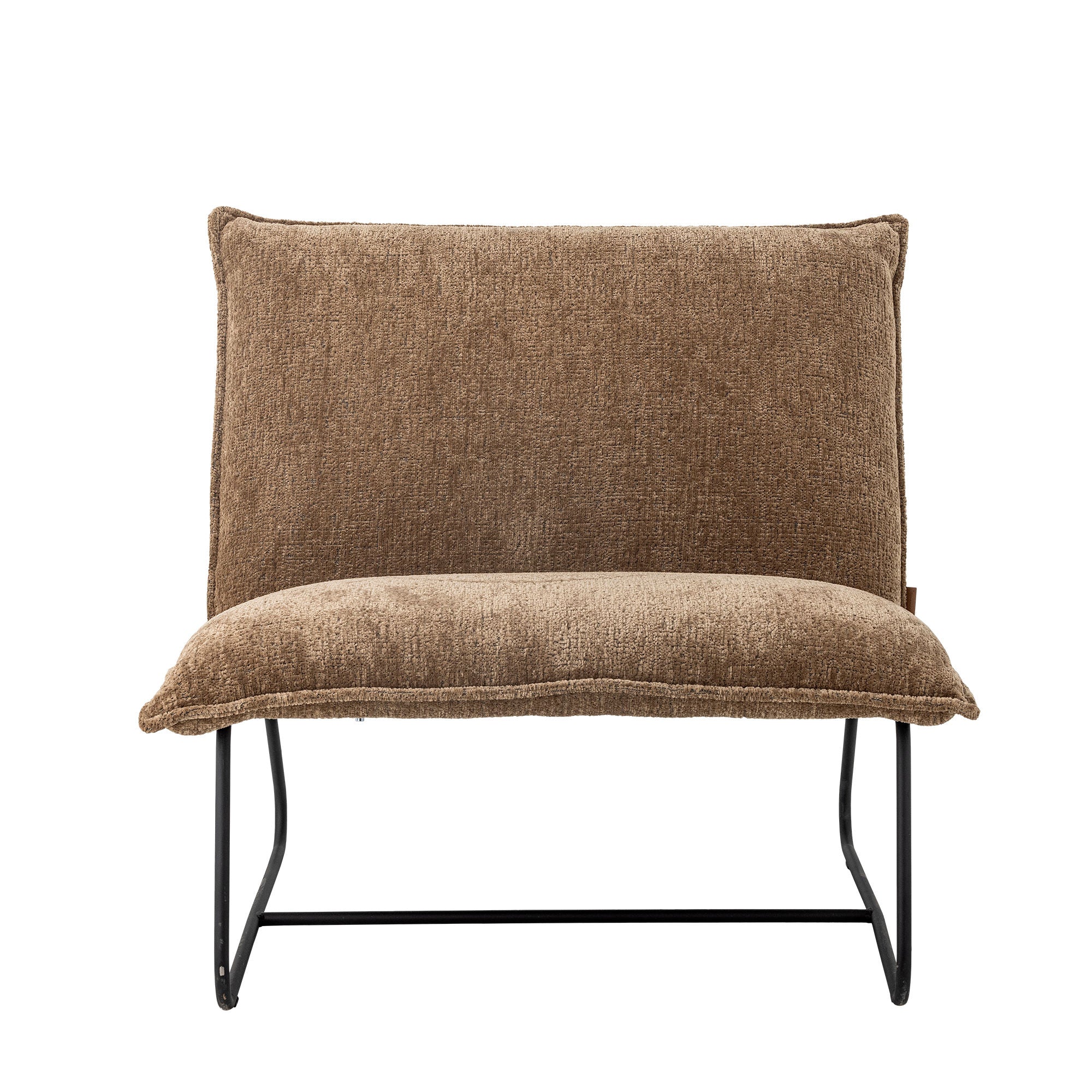 Bloomingville Cape Lounge Chair, Brown, resirkulert polyester