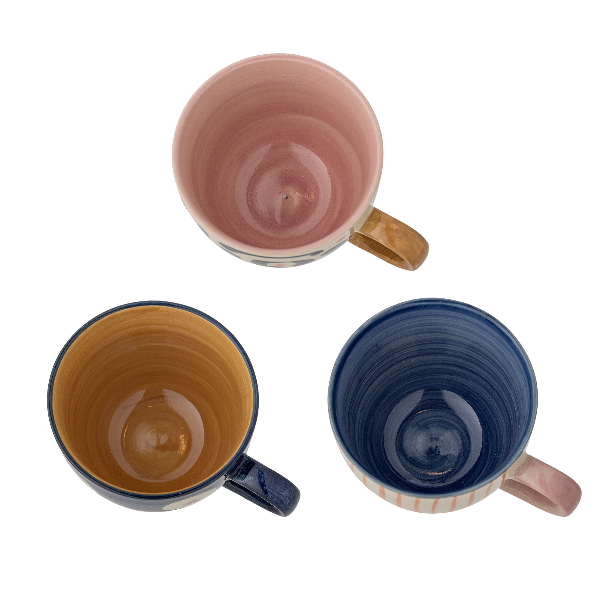 Bloomingville Eviaya Cup, blått, steingods