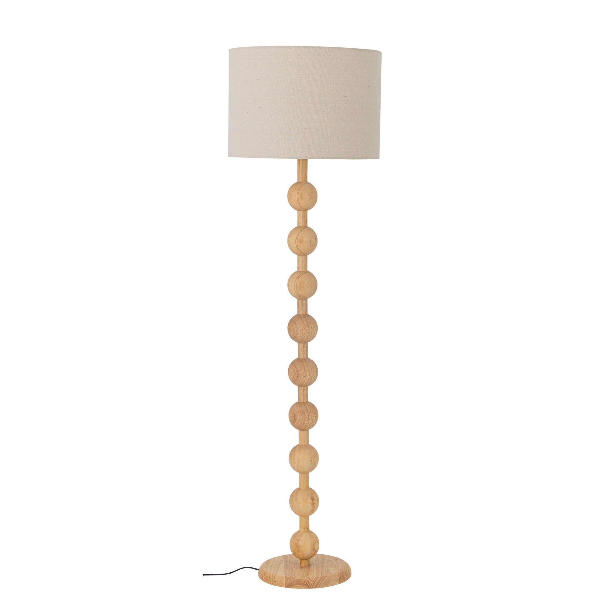 Bloomingville Giacoma gulvlampe, natur, gummitre