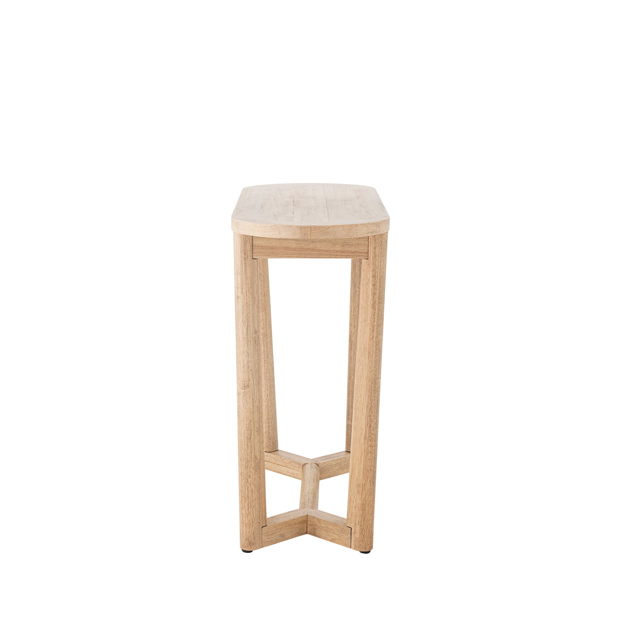 Creative Collection Serrone Console Table, Nature, Rubber Tree