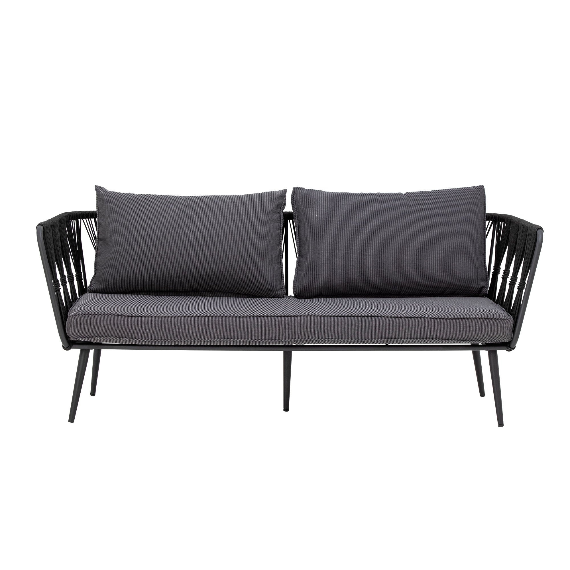 Bloomingville Pavone sofa, svart, metall