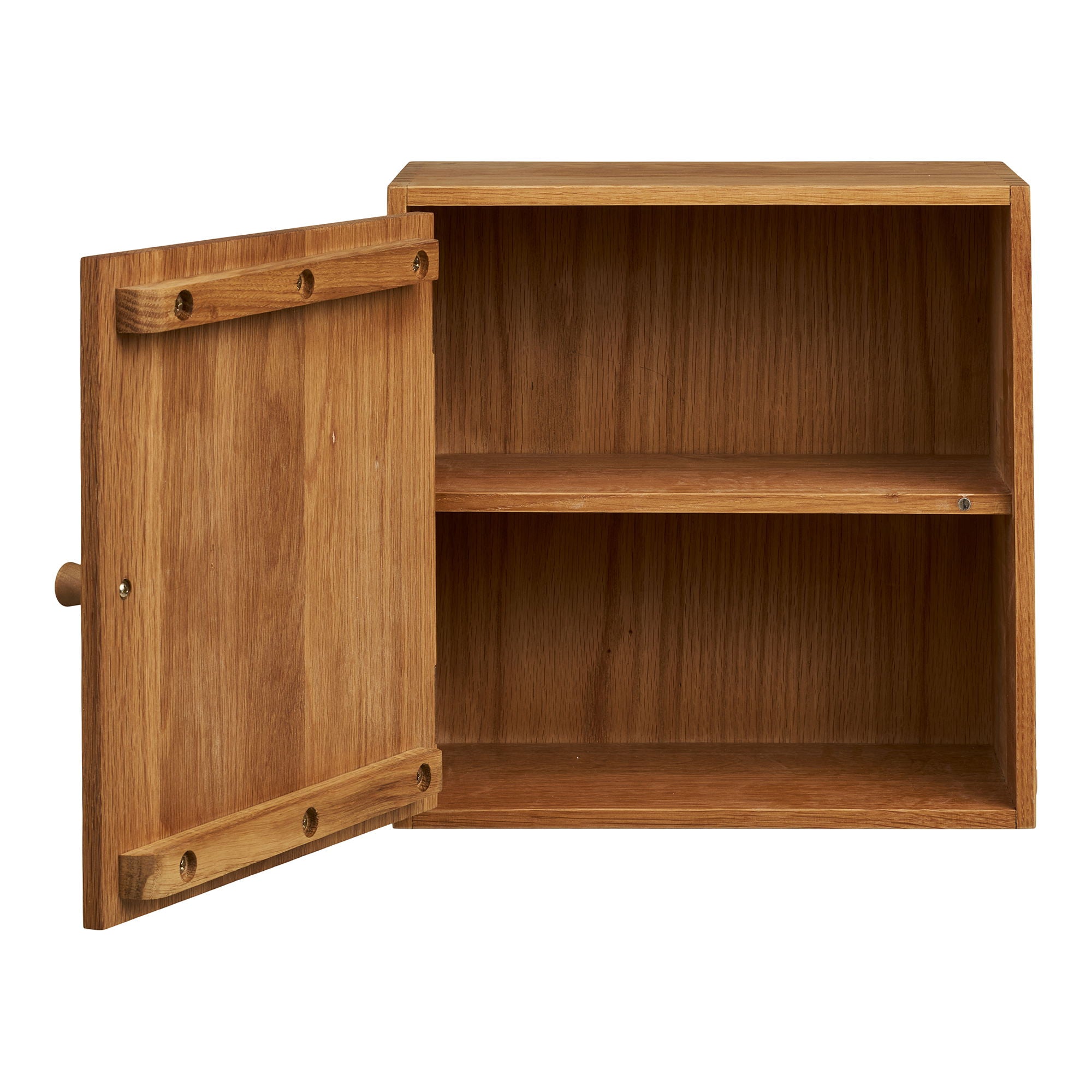 Townsville vegghylle med tog - vegghylle med tog, eik 18x30x30 cm