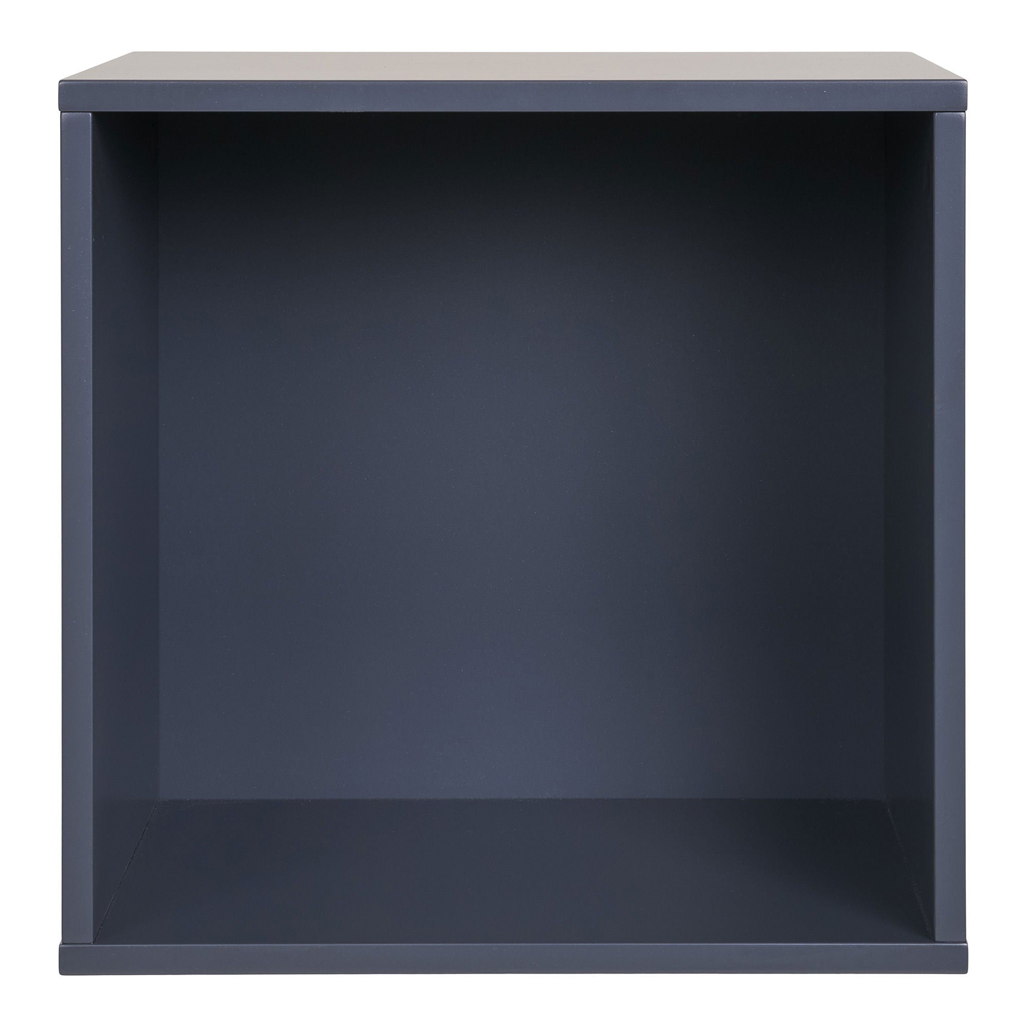 Vegghylle, 1 rom, mdf, mørk grå<br>34x30x34 cm