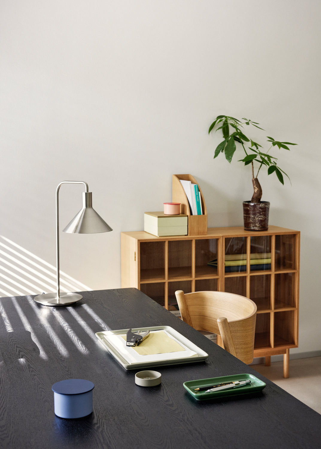 Skrå spisestuestol Natur - 55x51xh80cm