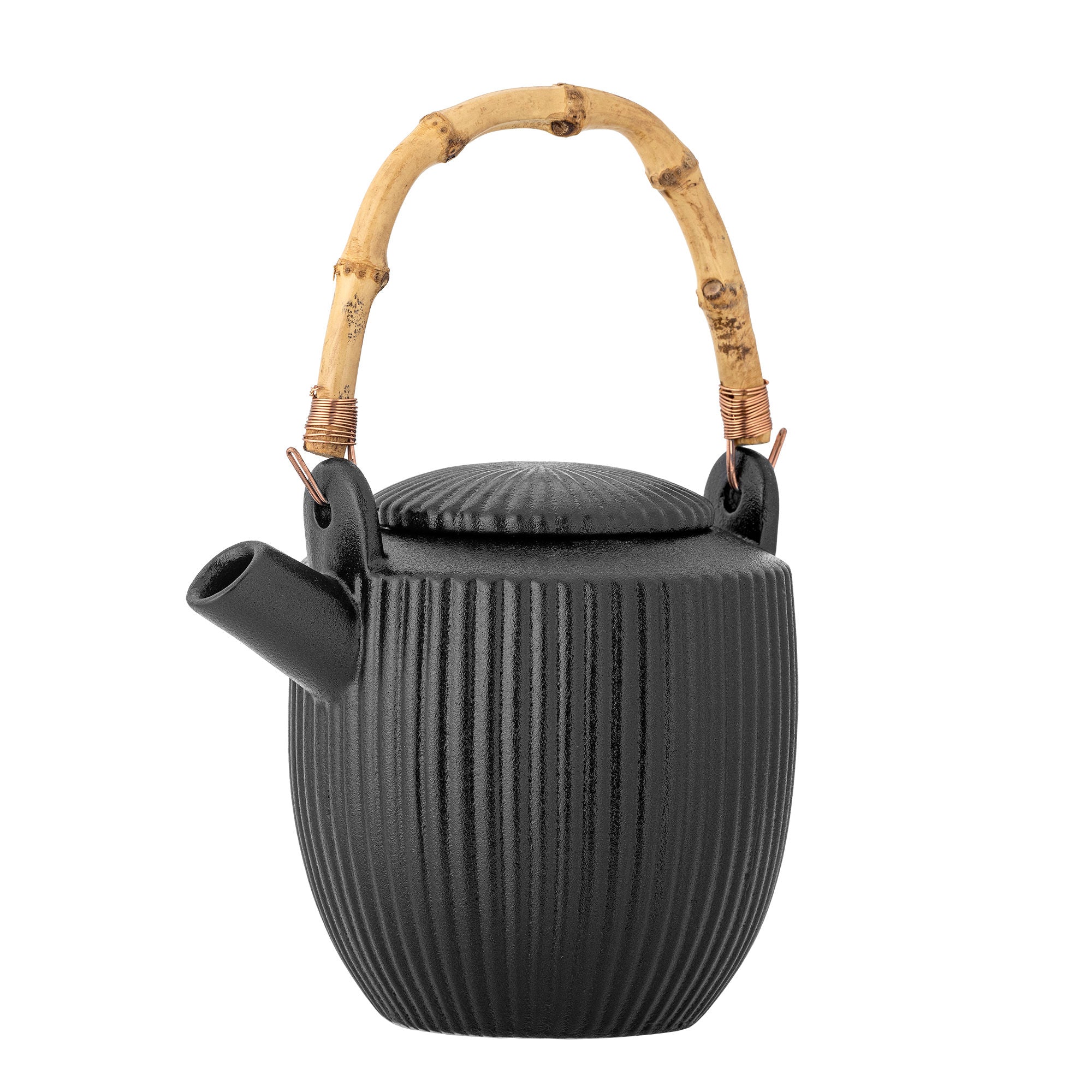 Bloomingville Neri Teapot, svart, steingods
