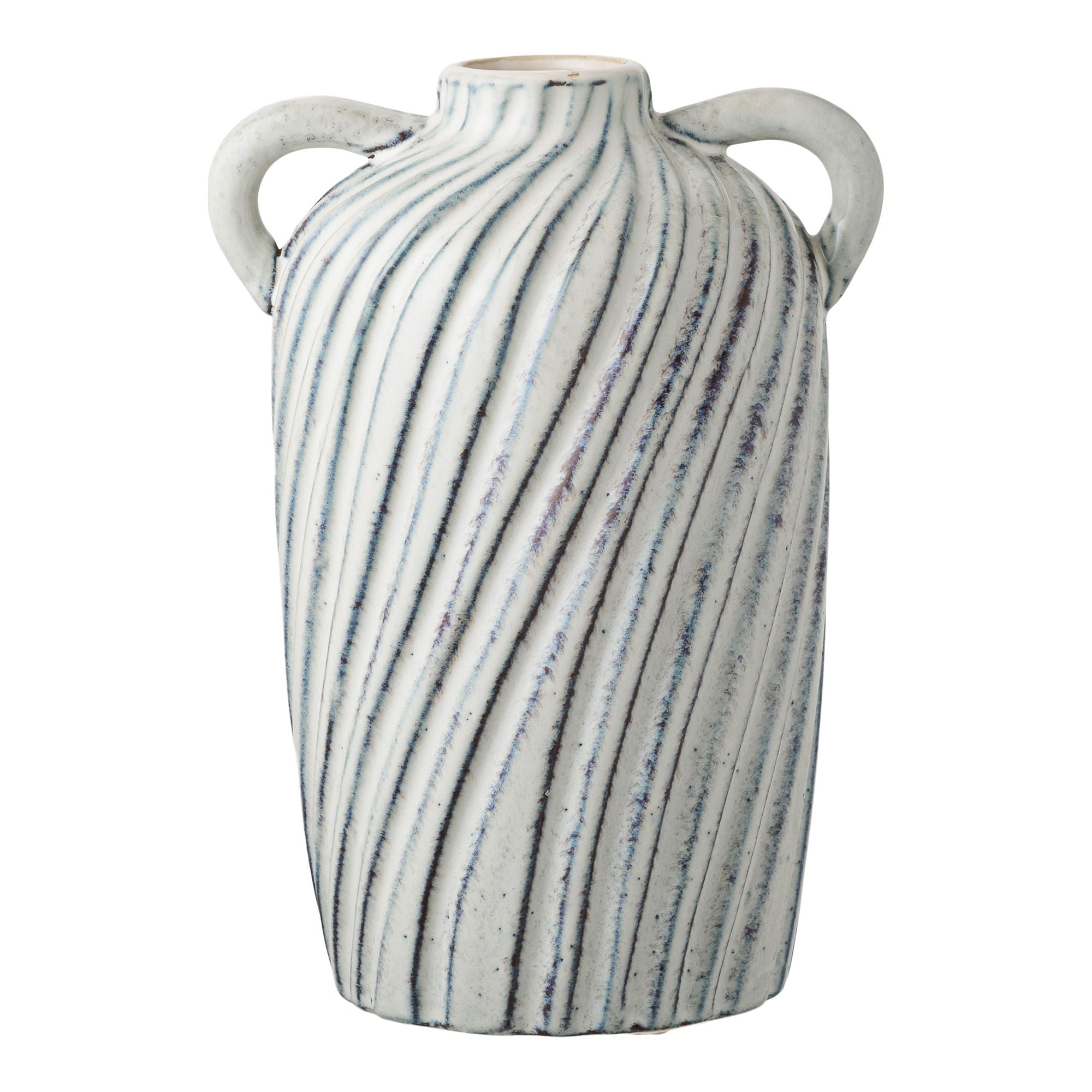 Vase - vase, keramikk, blå 15,5x14x22 cm