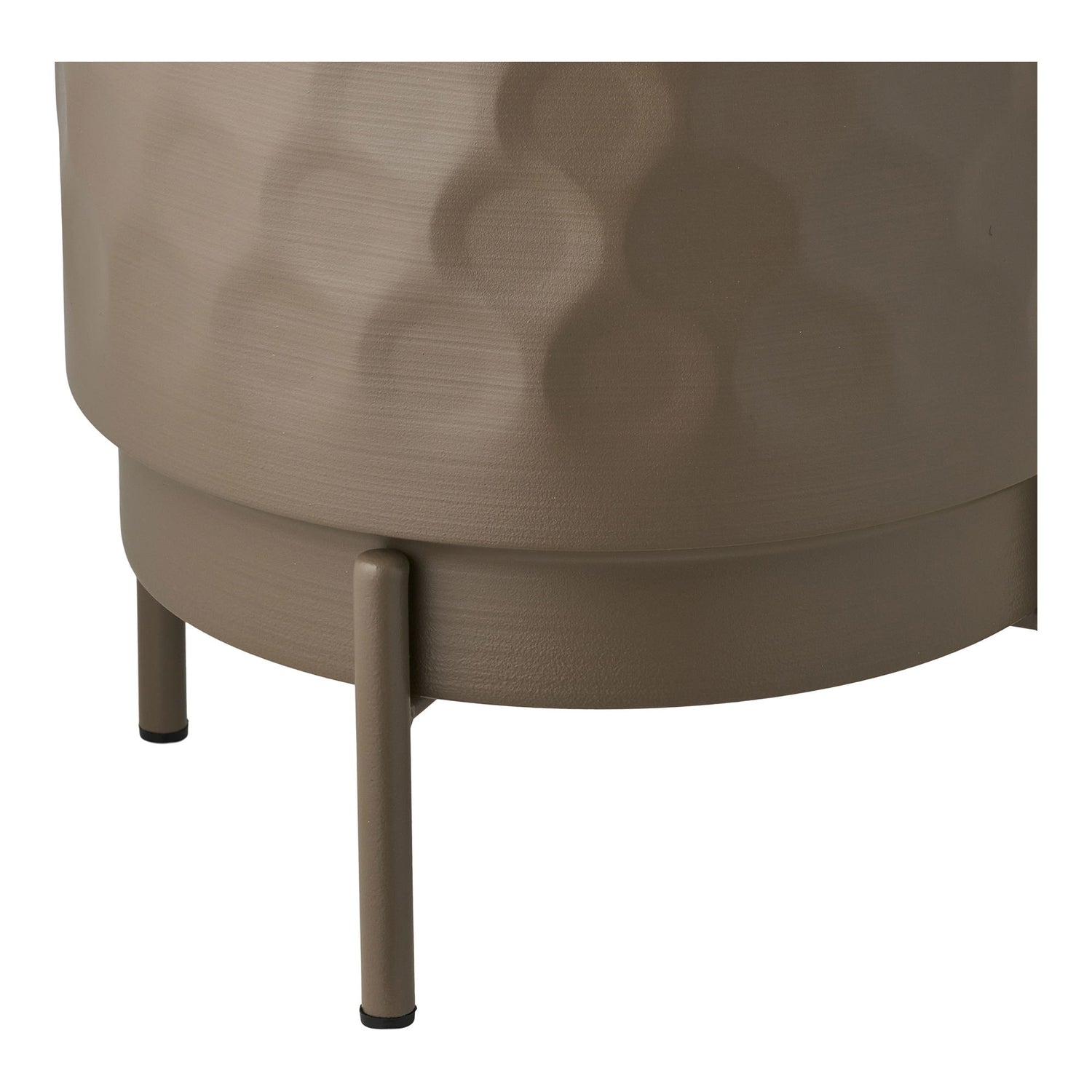 Urtepotte - urtegryte, stål, brun ø21x26