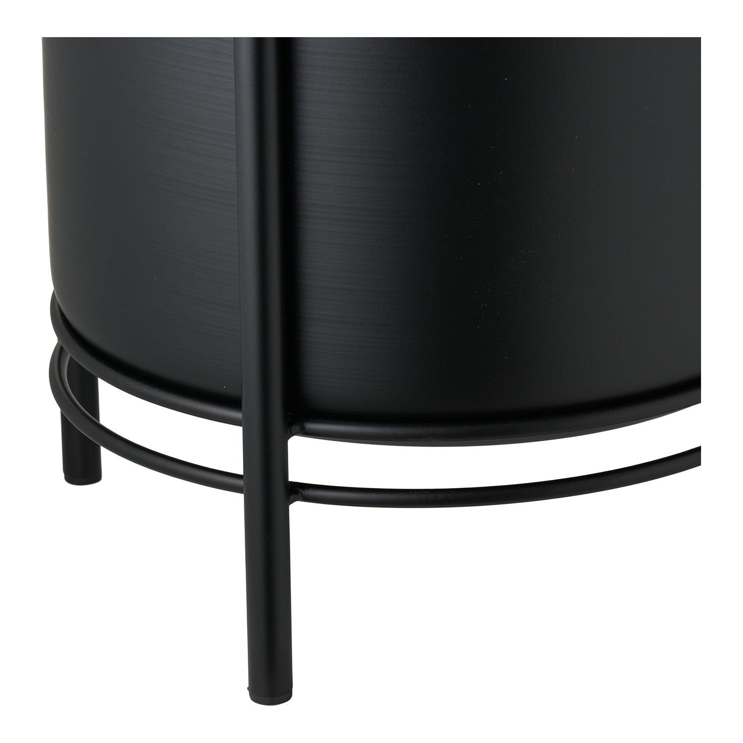 Urtepotte - urtegryte, stål, svart sett med 2