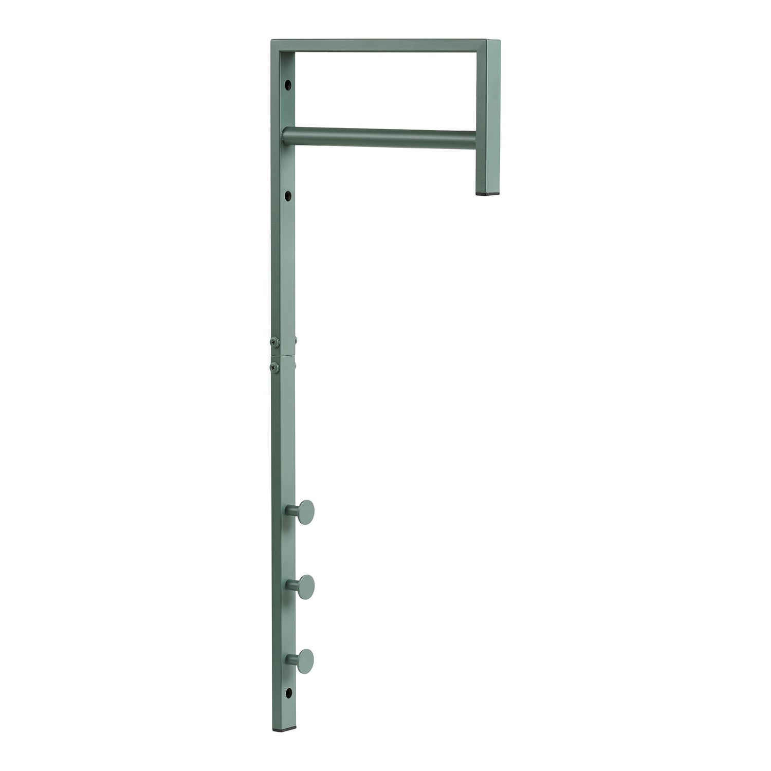 Trento klær rack - klær rack, metall, grønn 3x30x82 cm