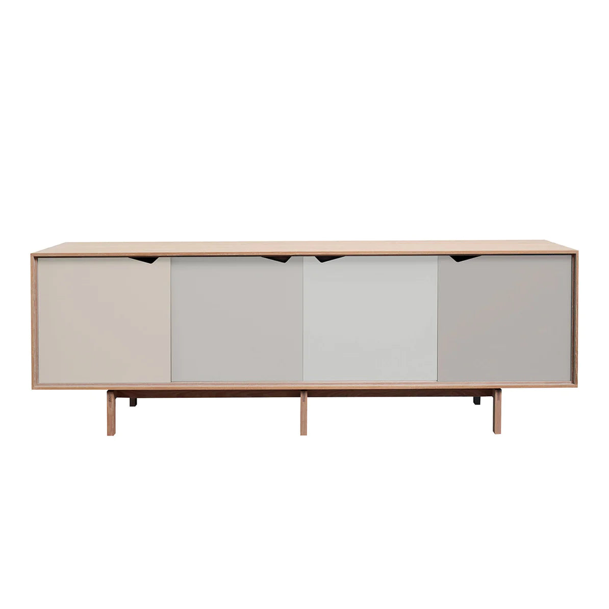 Utstillingsmodell - Andersen Furniture - S1 Sideboard - L200XD50XH68 cm - Oak/SOAP med flerfargede dører