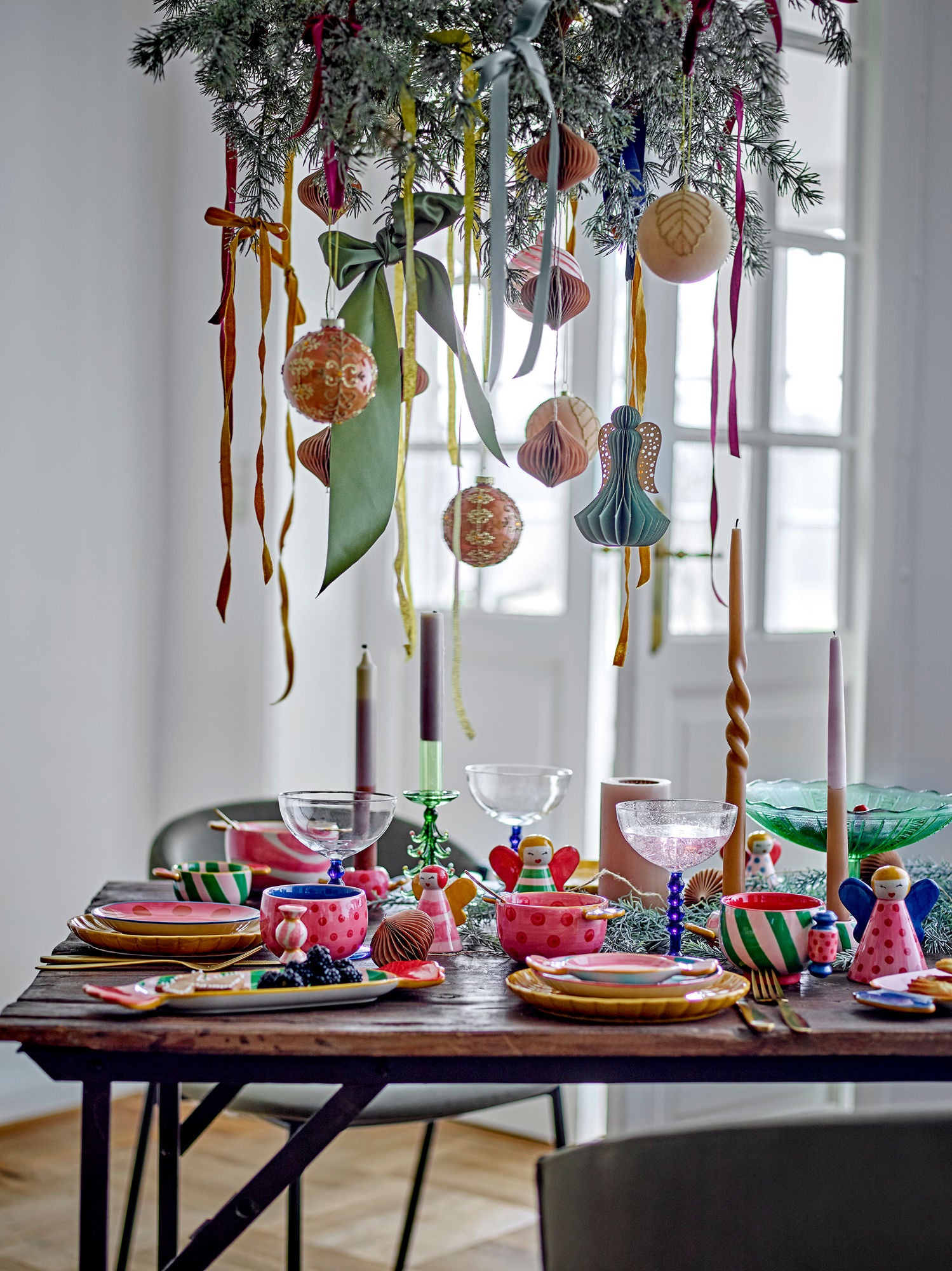 Bloomingville Kaddy Setup, grønt, resirkulert glass