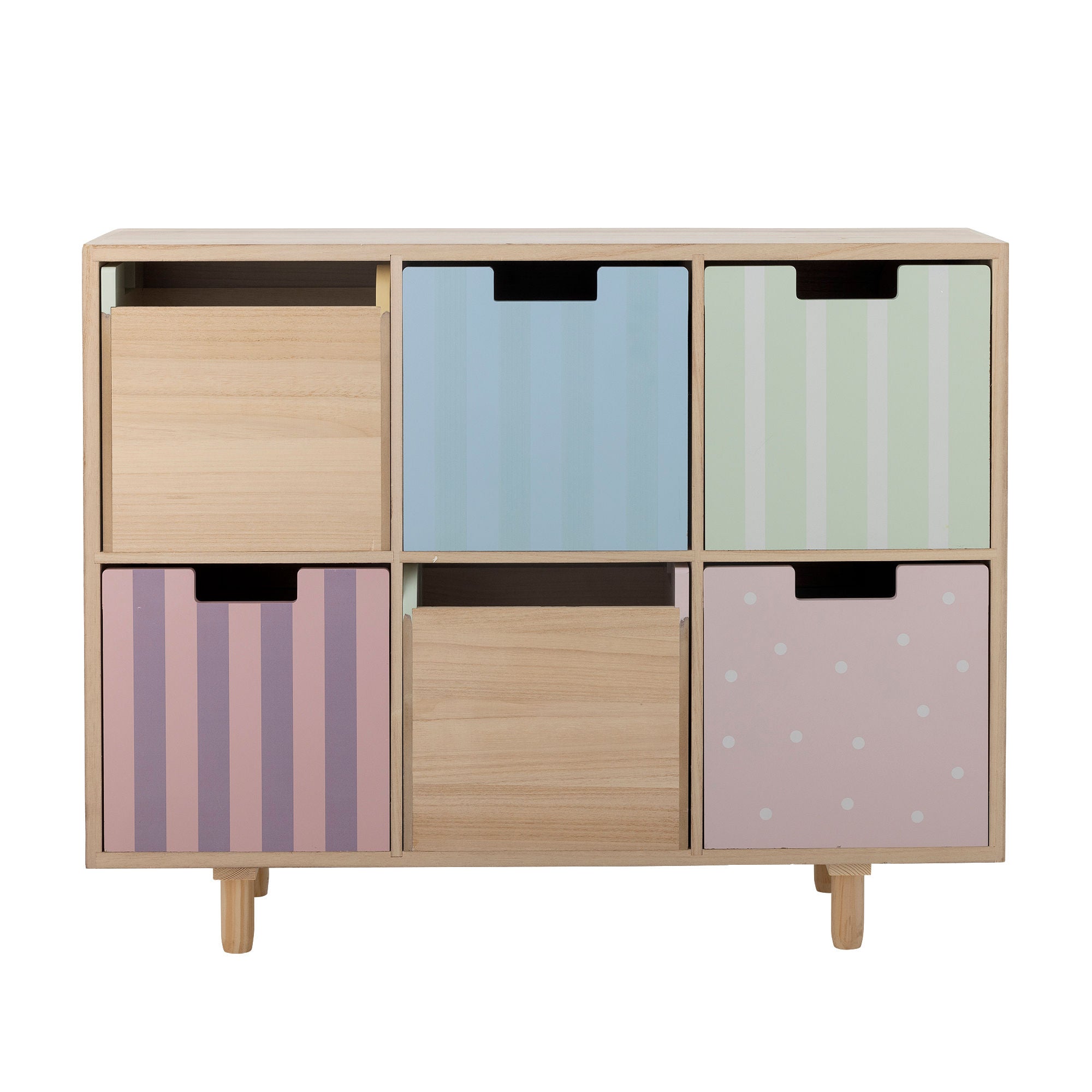 Bloomingville Mini Calle Bookcase m/skuffer, natur, keiser