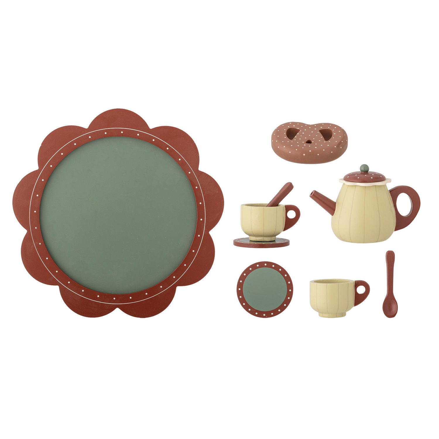 Bloomingville Mini Bette Toys, Kitchen Set, Brown, FSC®100%, MDF