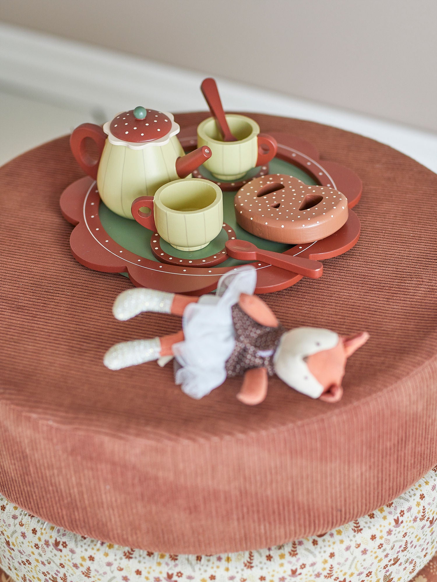 Bloomingville Mini Bette Toys, Kitchen Set, Brown, FSC®100%, MDF