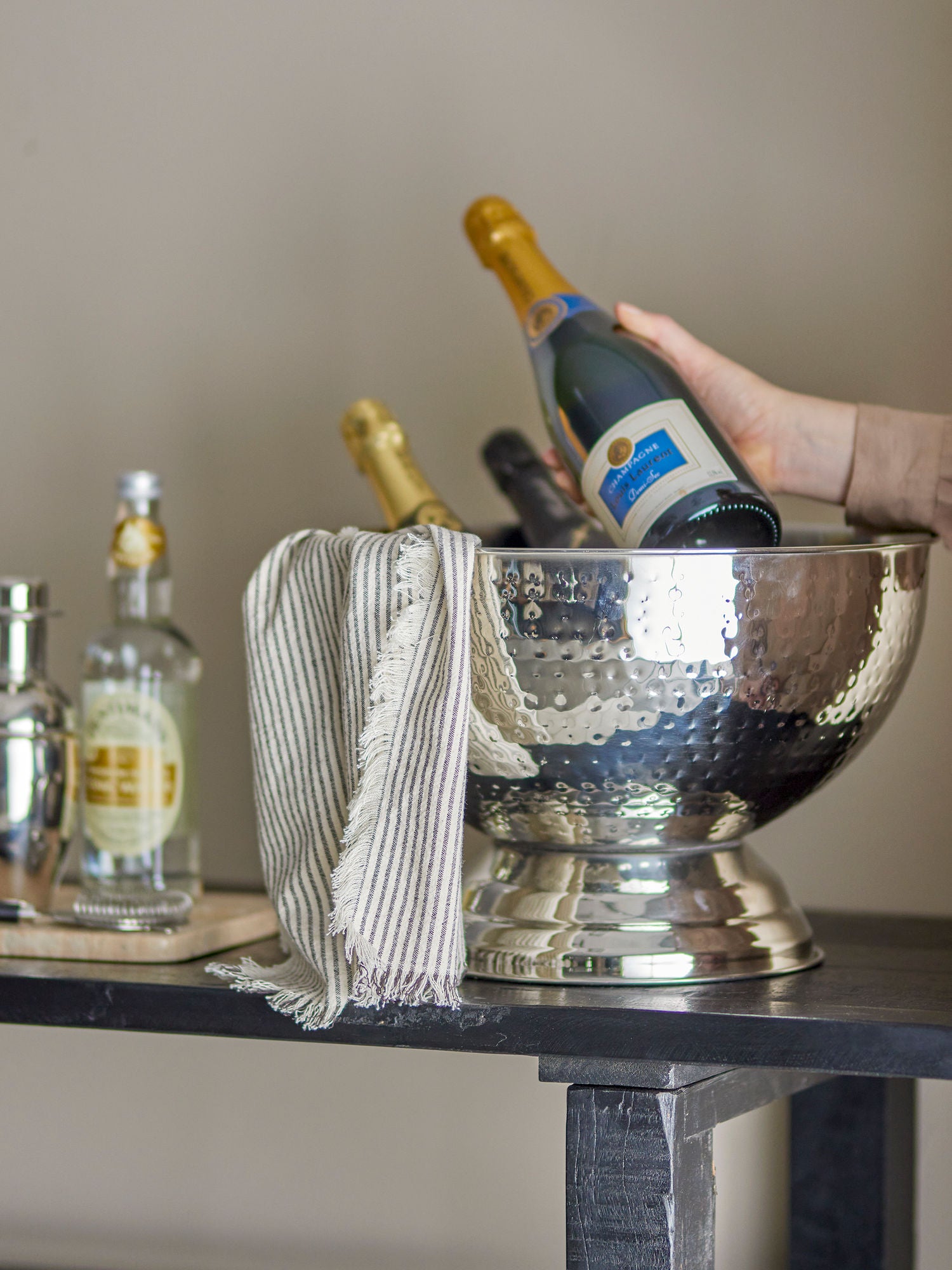 Bloomingville Kaluka Champagne kjøligere, sølv, rustfritt stål