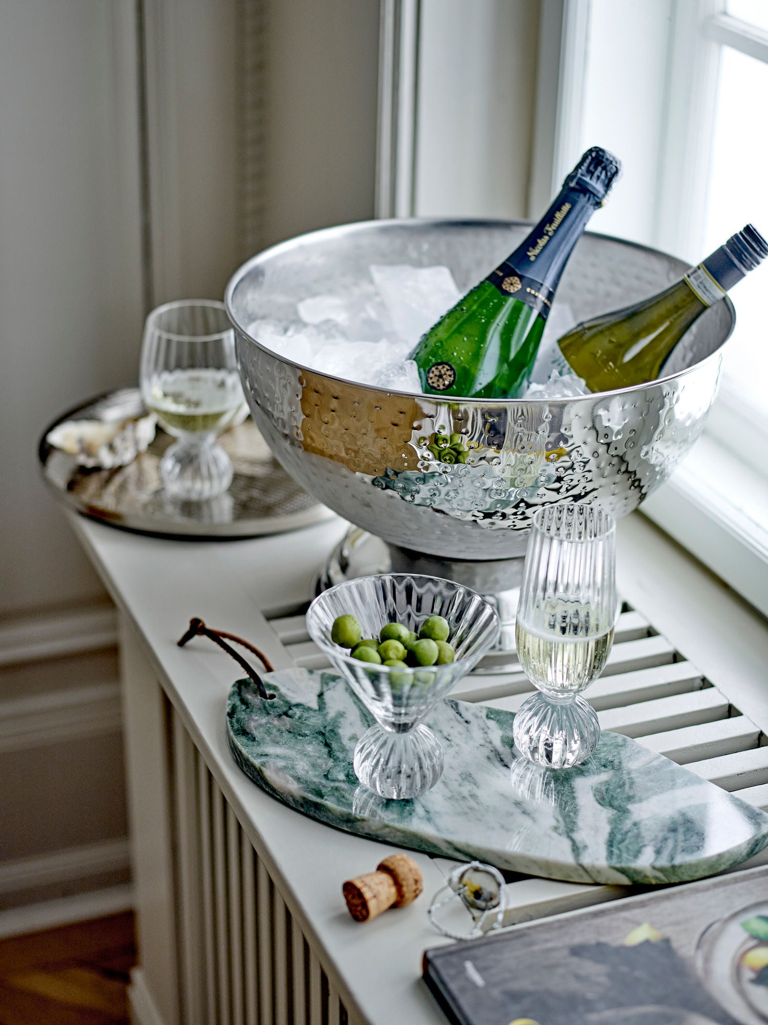 Bloomingville Kaluka Champagne kjøligere, sølv, rustfritt stål