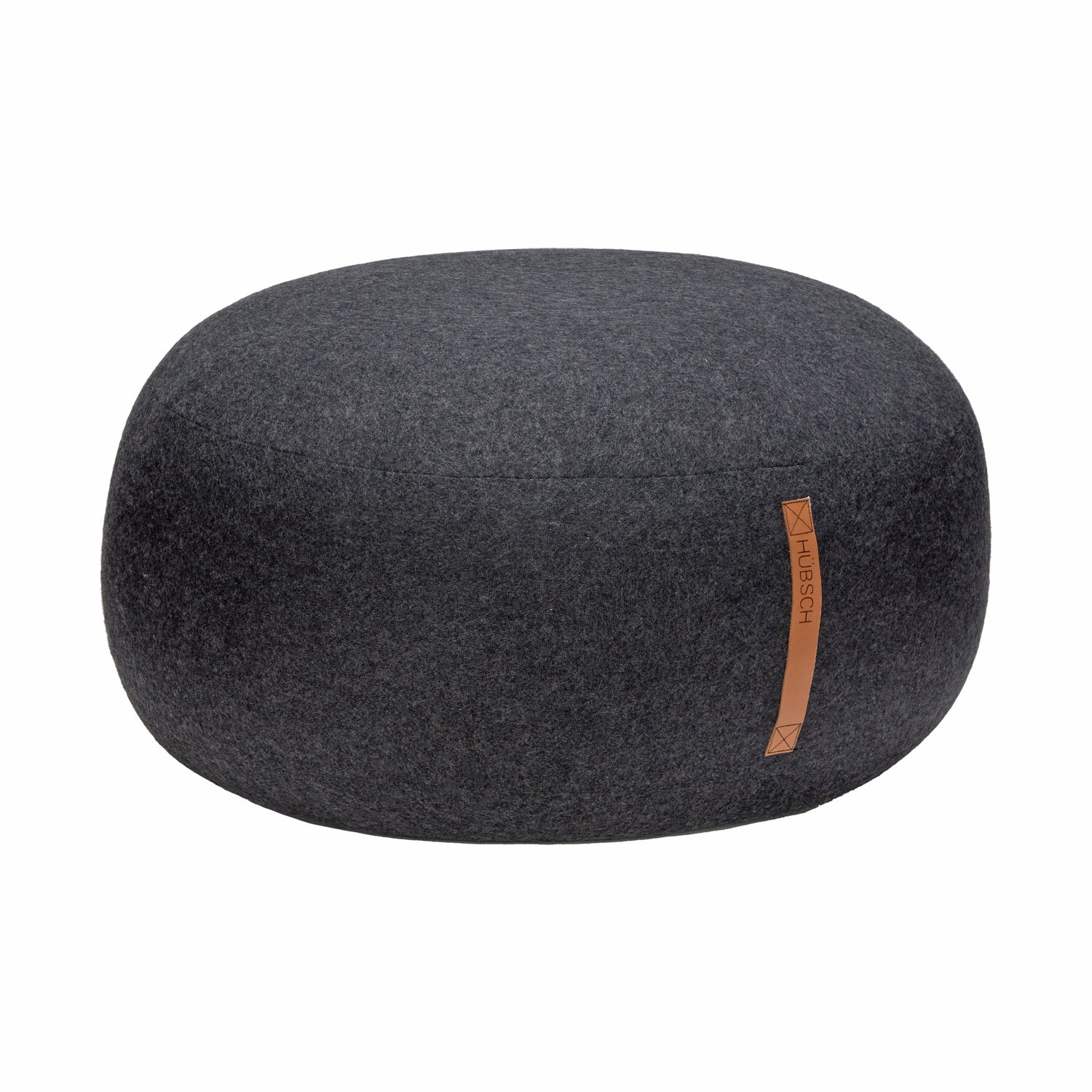 Mochi Puf Ø70 mørk grå - Ø75XH35cm