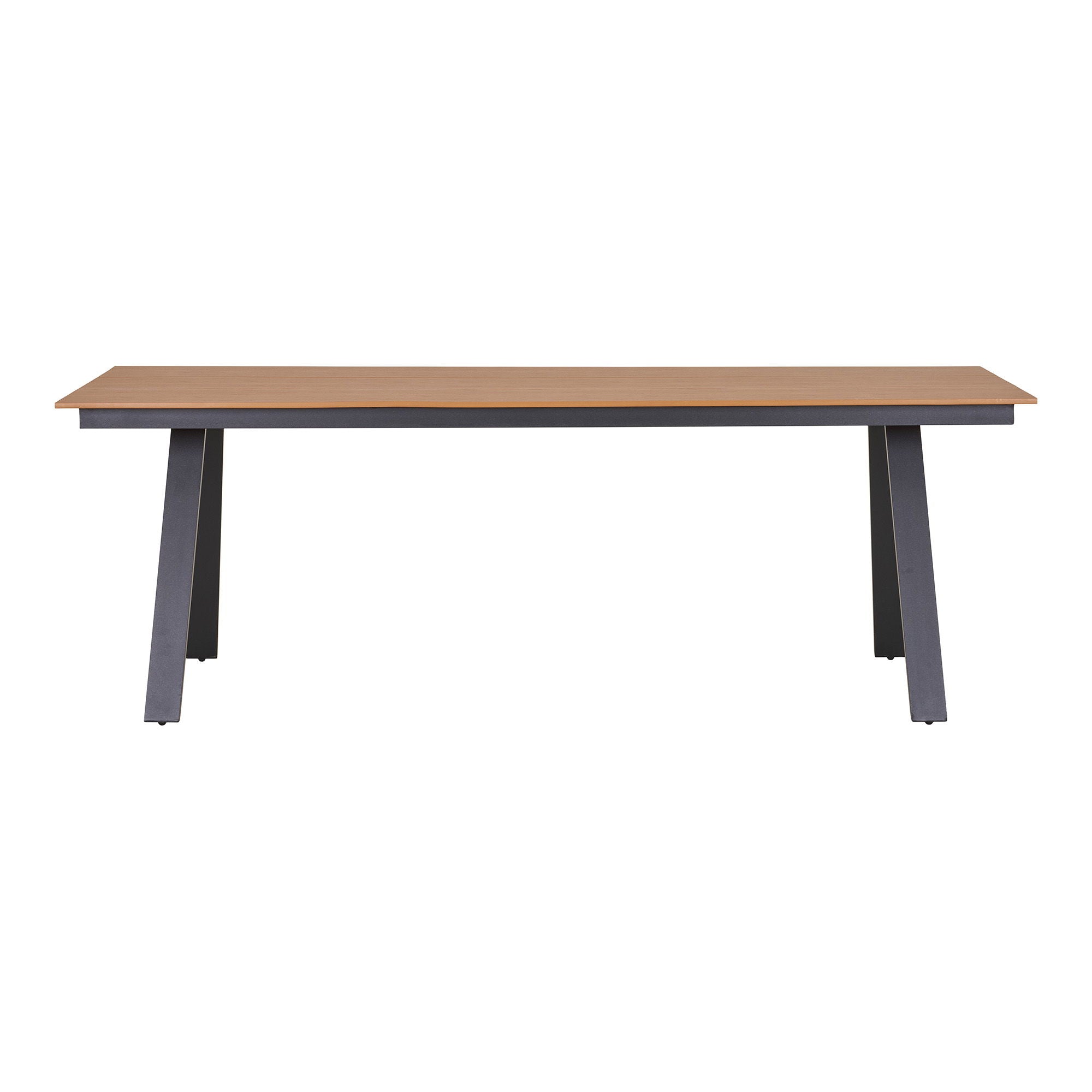 Spisebord, ikke -tre, natur<br>100x220x74 cm