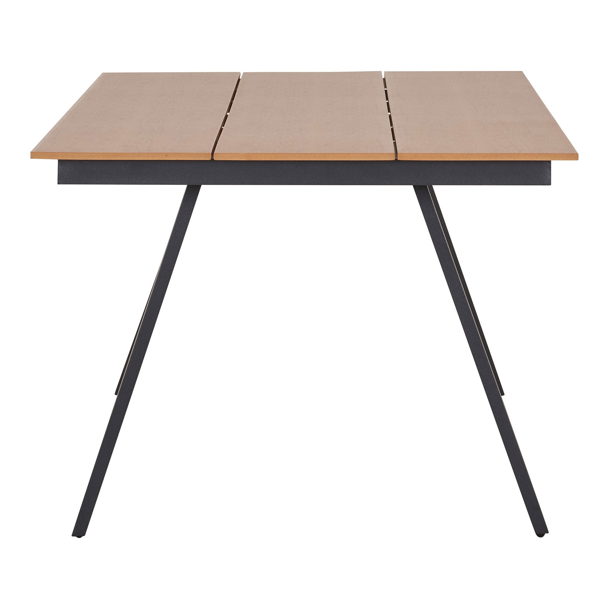 Spisebord, ikke -tre, natur<br>100x220x74 cm