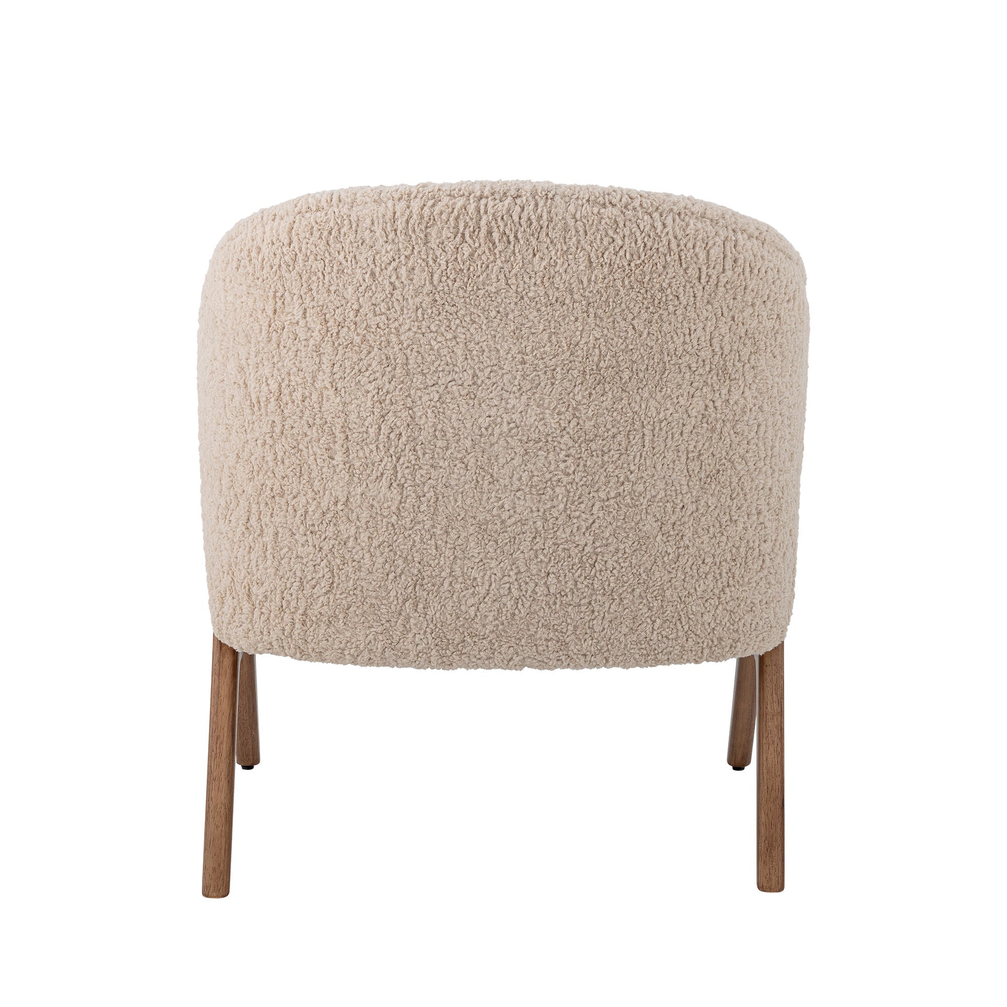 Bloomingville Camino Lounge Chair, Nature, Rubber Tree