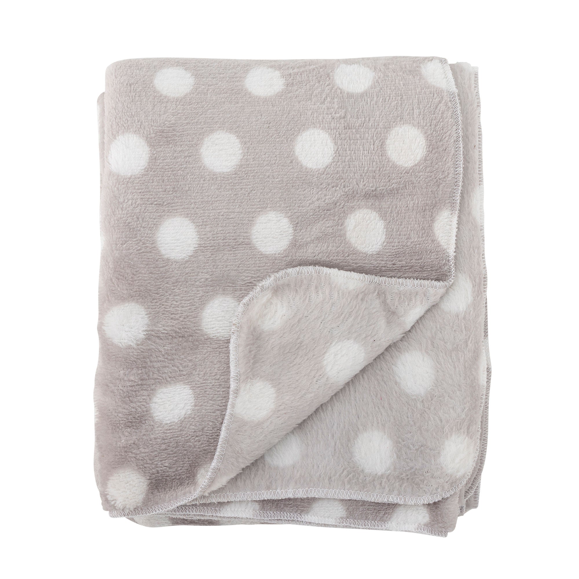 Bloomingville mini dolly bamse med teppe, hvit, polyester