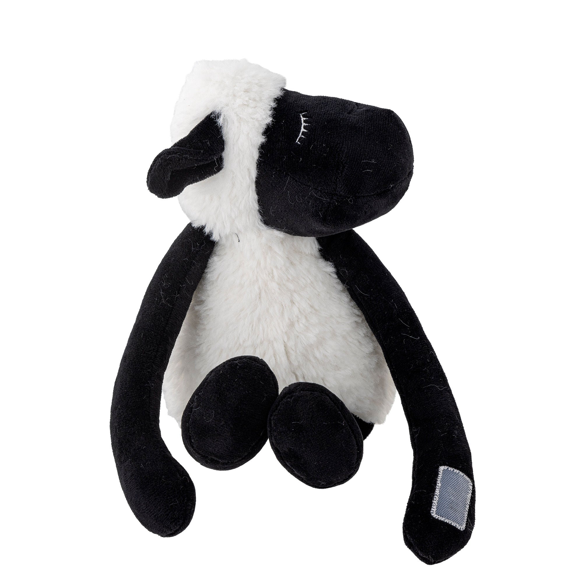 Bloomingville mini dolly bamse med teppe, hvit, polyester