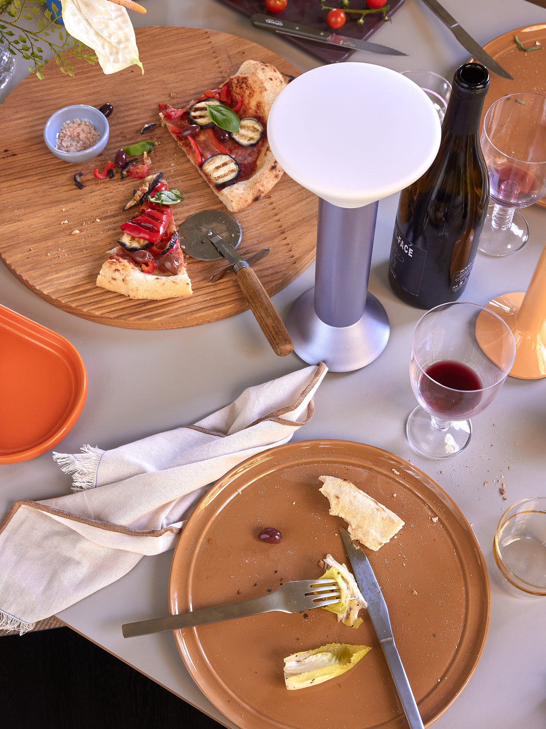 Monarch skjærebrett rund natur (sett med 2) - ø33xh2, ø40xh2cm