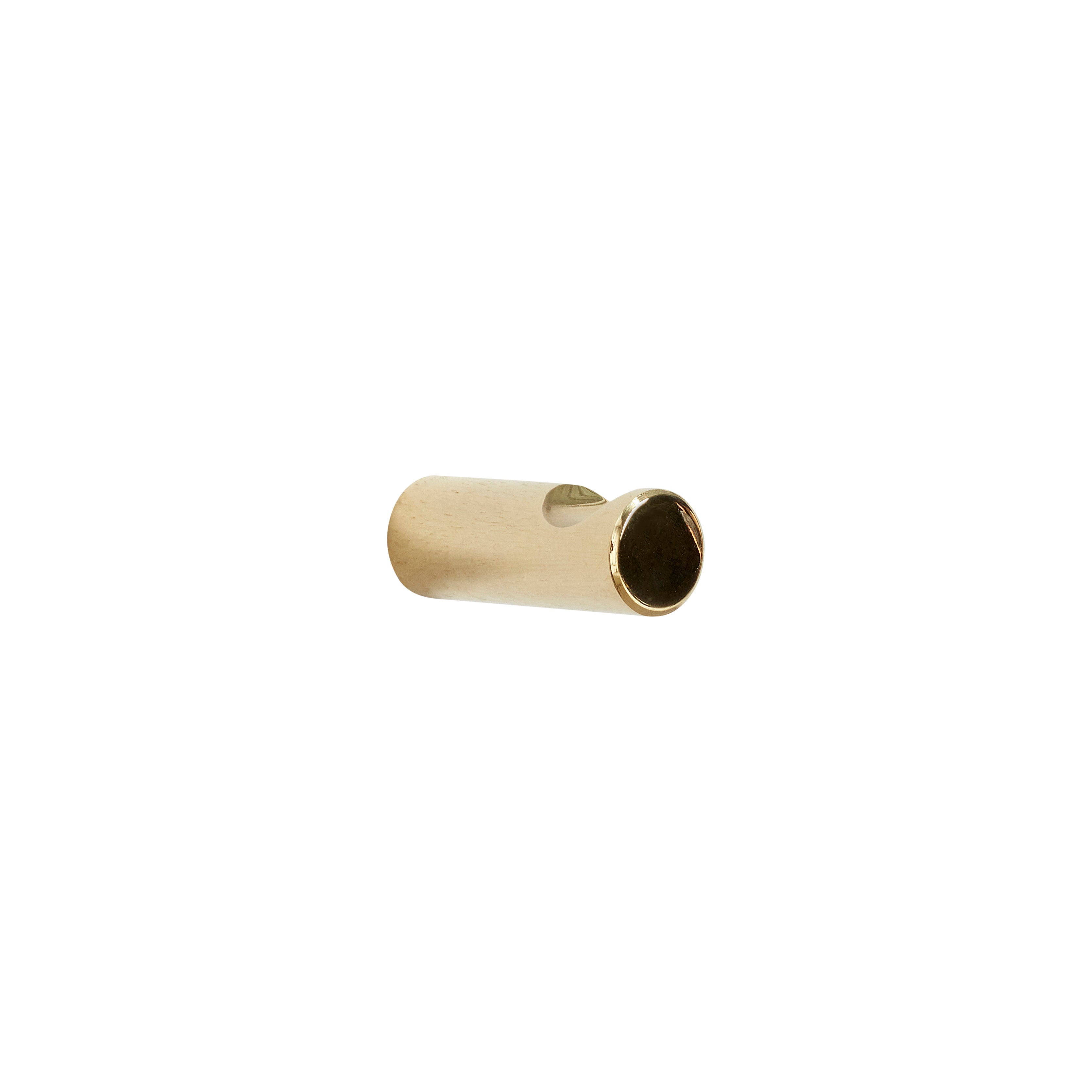 Dot krok messingfarge - Ø2x5cm