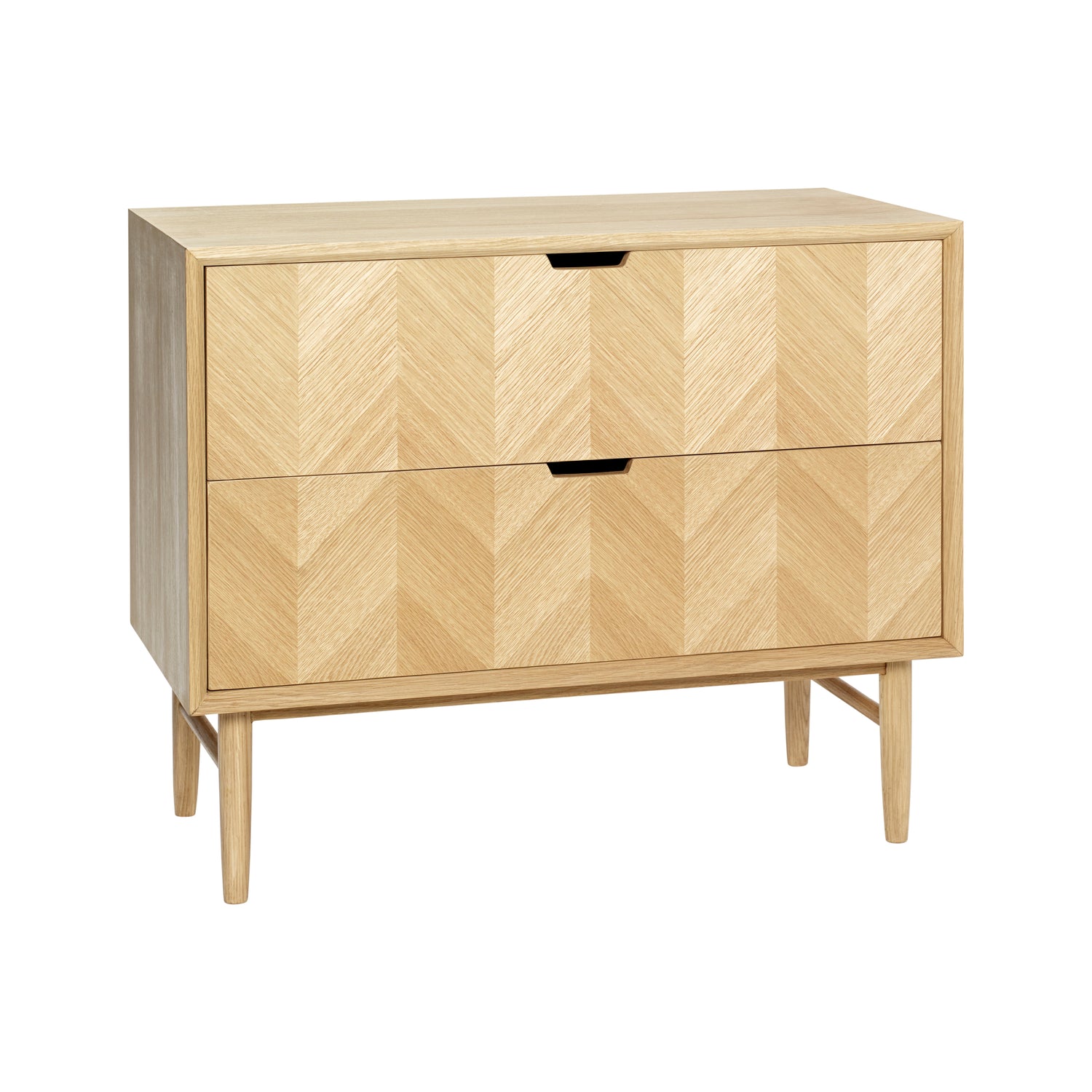 Herringbone Chest of Drawers skuff Natur - 80x40xh65cm