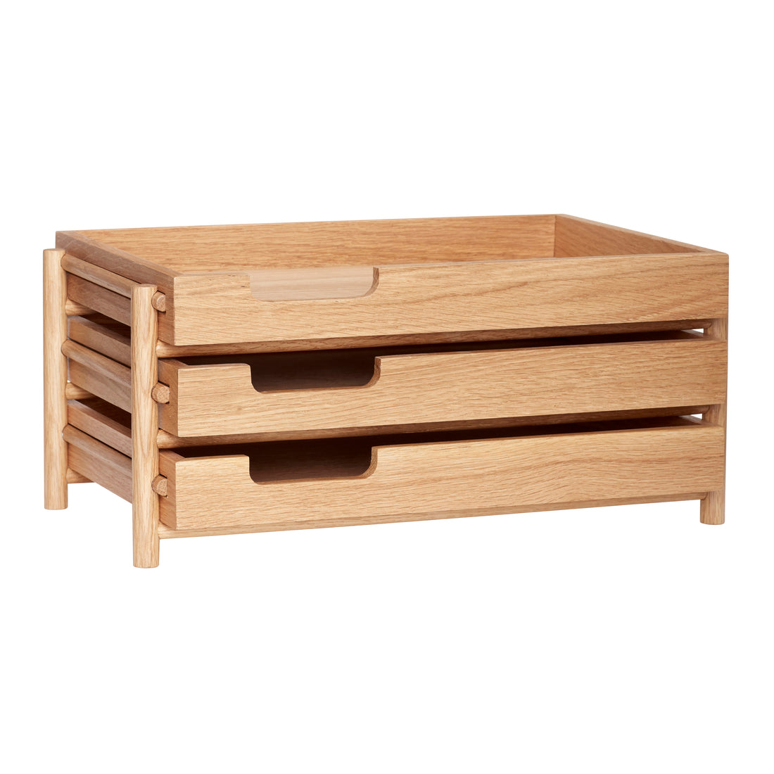 Merk Letter Tray Nature - 38x24xh17cm