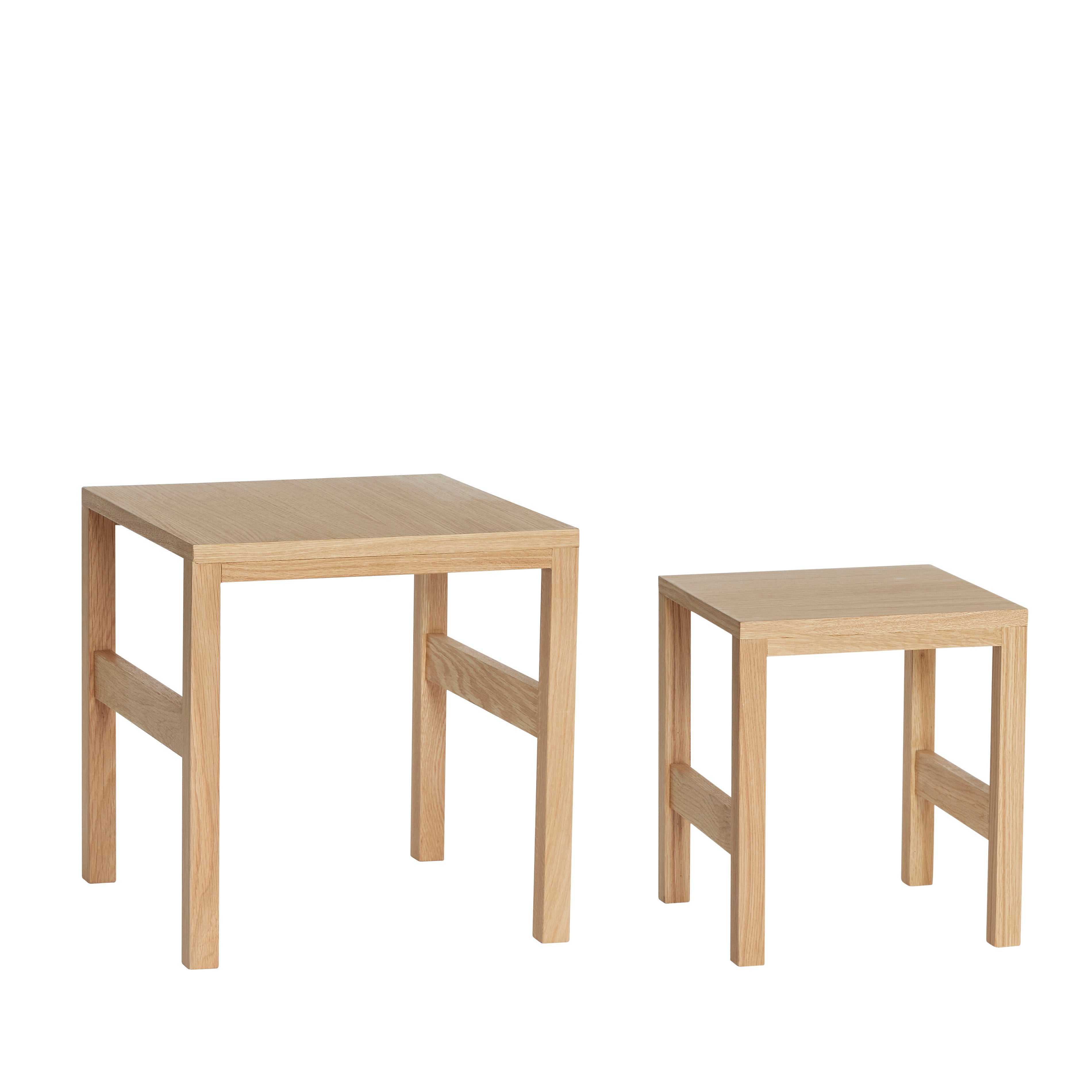 Puzzle Tables Nature (sett med 2) - 32x32xh37, 40x40xh42cm