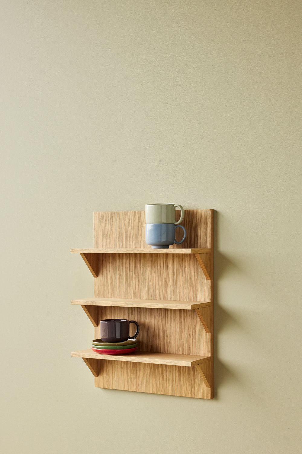 Rett bokhylle Natural - 40x14xh54cm