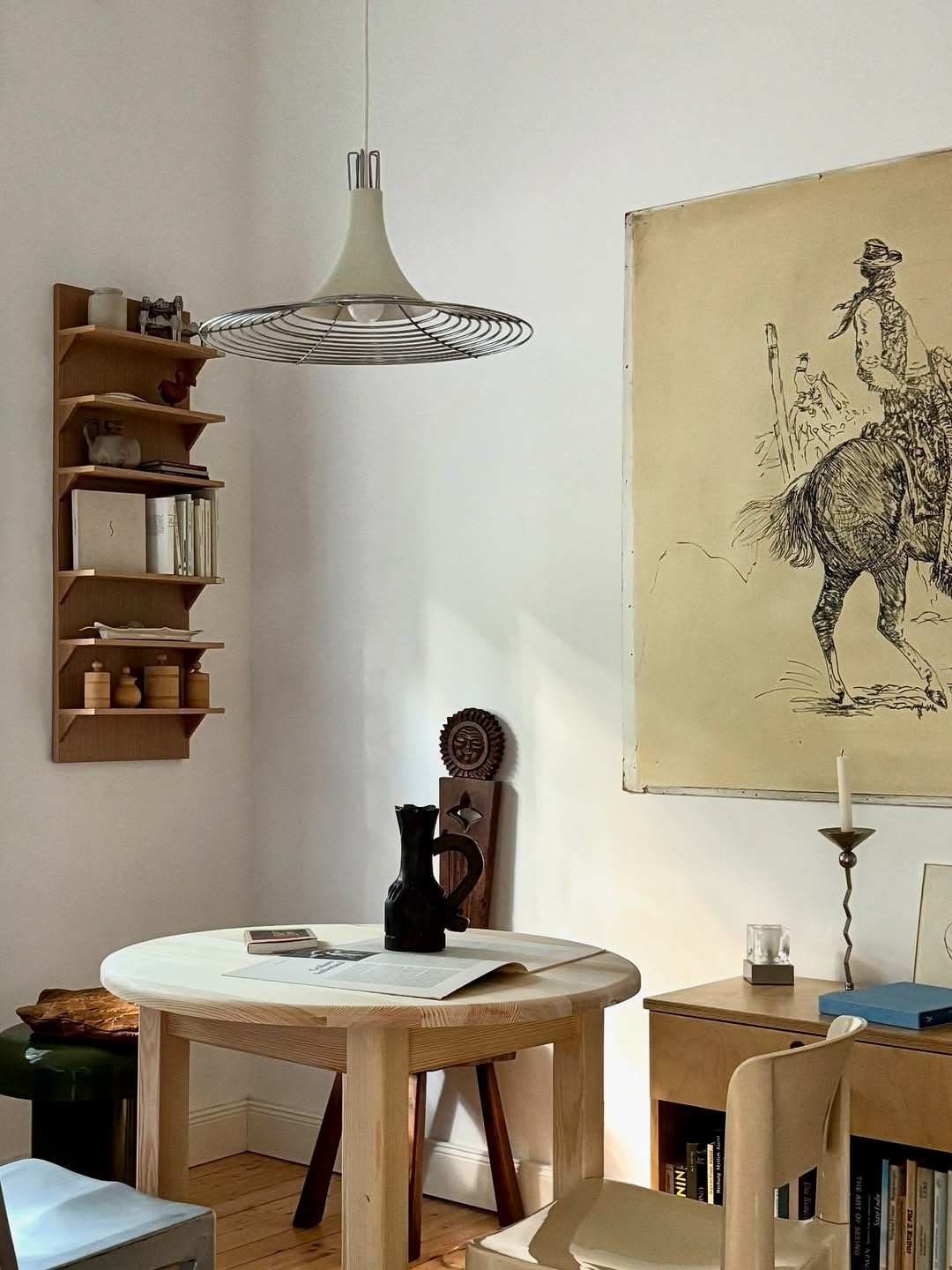 Rett bokhylle Natural - 40x14xh54cm