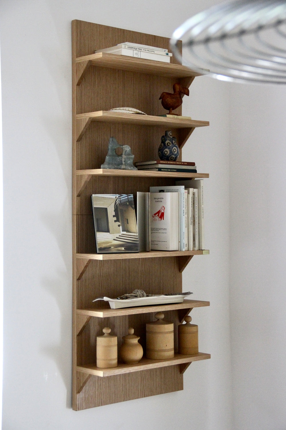 Rett bokhylle Natural - 40x14xh54cm