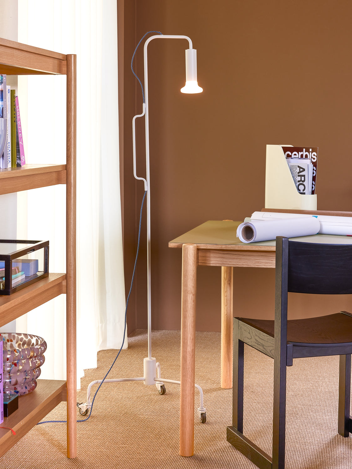 Skrå spisebord rektangulært olivengrønn - 190x107xh75cm