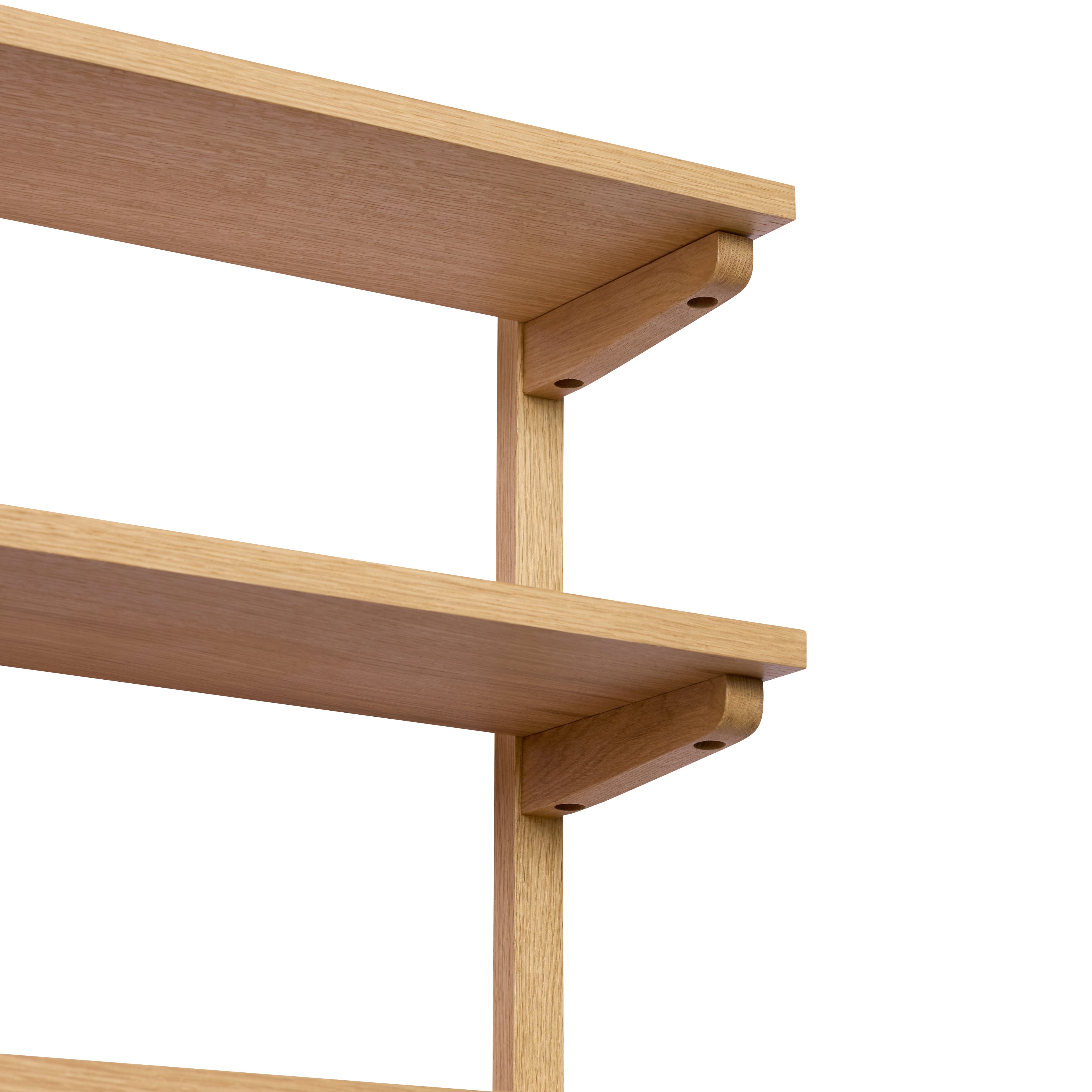 Lang hylle Natur - 120x24xh80cm