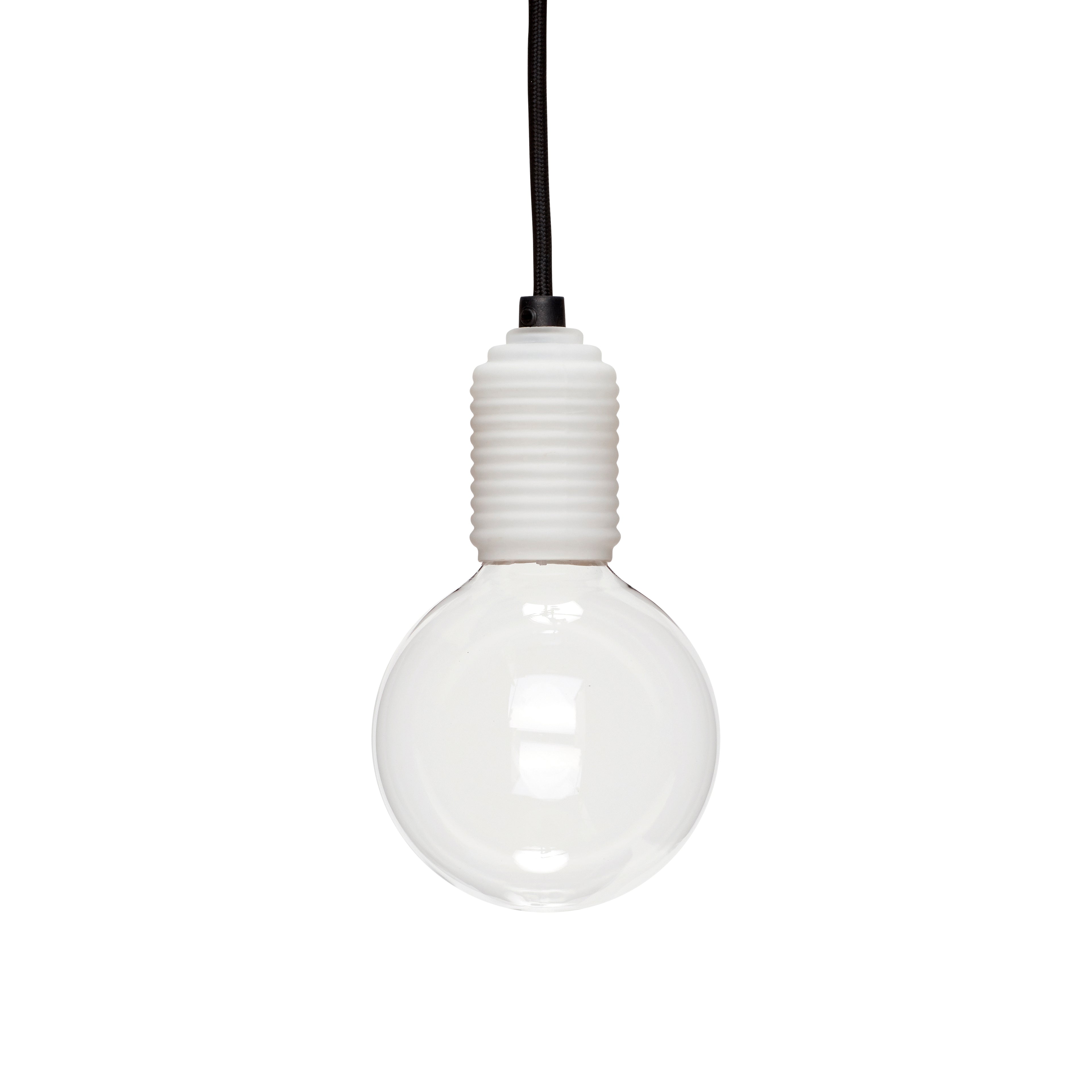 Fritt anheng svart og hvitt - Ø12XH19cm, G9/2W